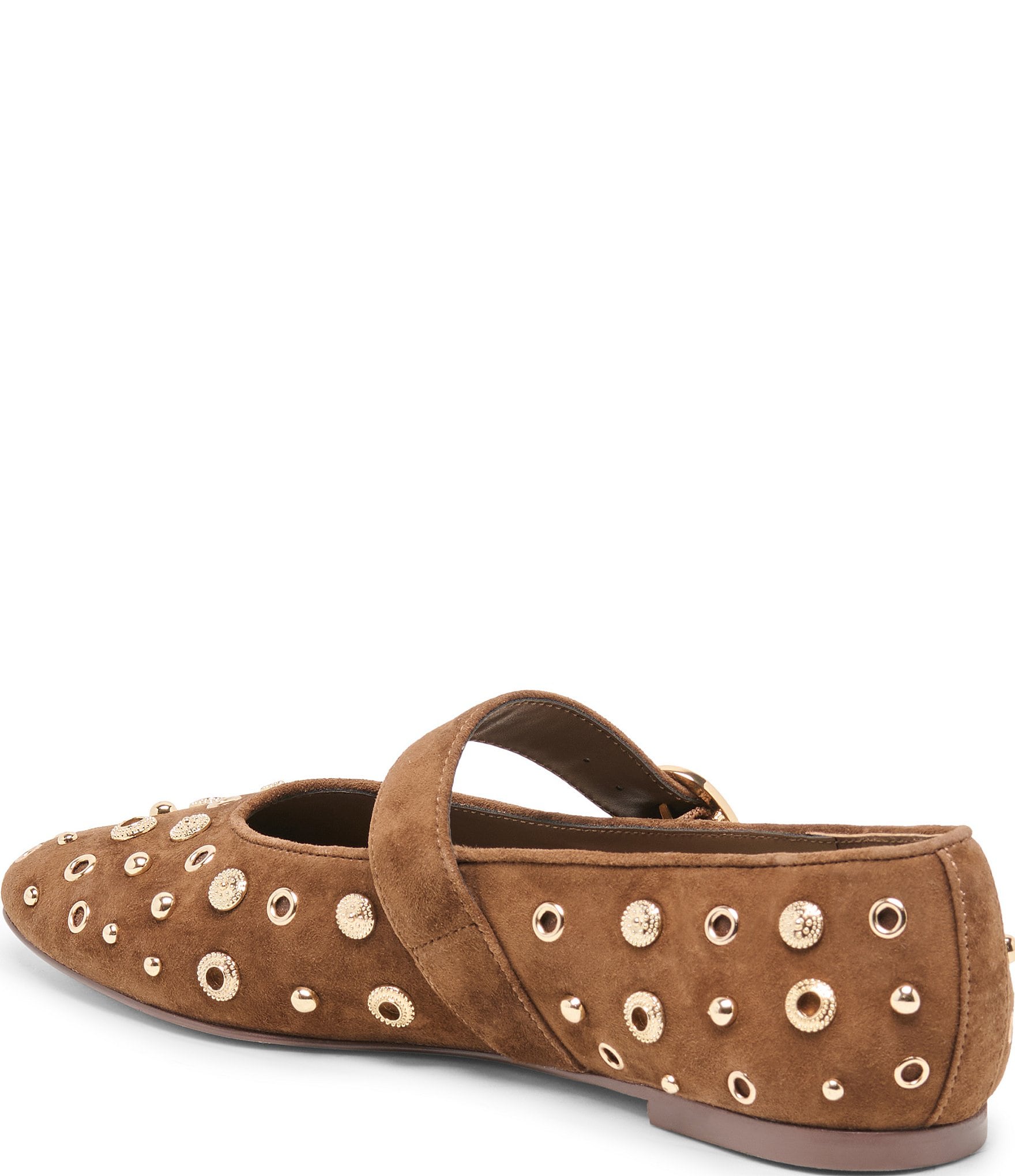 Dolce Vita Mella Suede Studded Mary Jane Ballet Flats