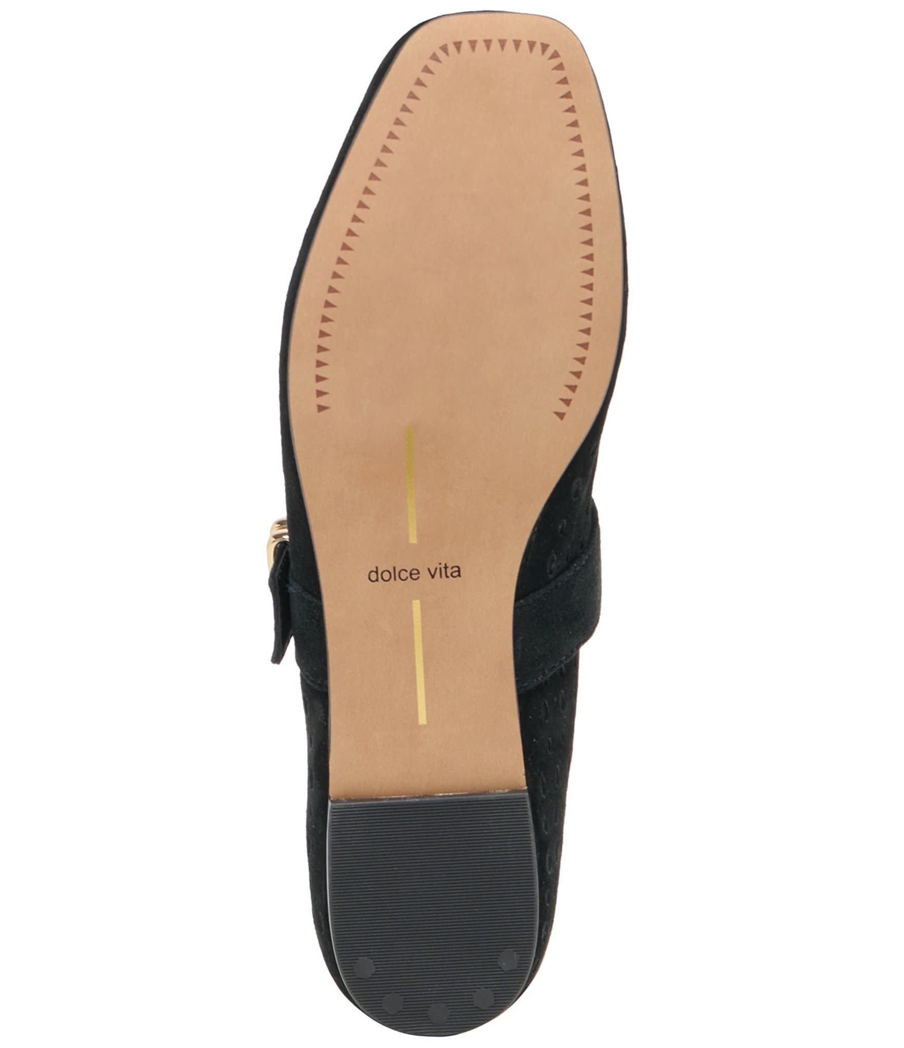Dolce Vita Mikela Perforated Suede Mary Jane Ballet Flats