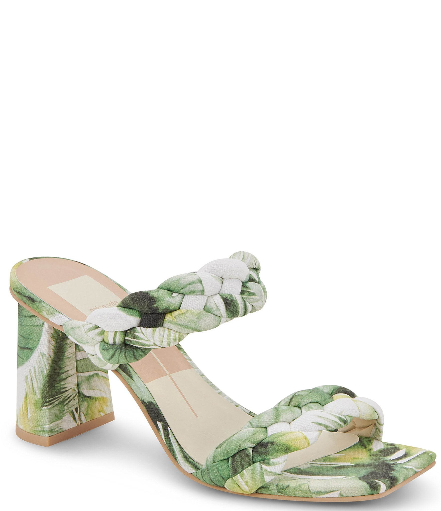 Dolce Vita Paily Floral Leaf Print Braided Dress Sandals | Dillard's