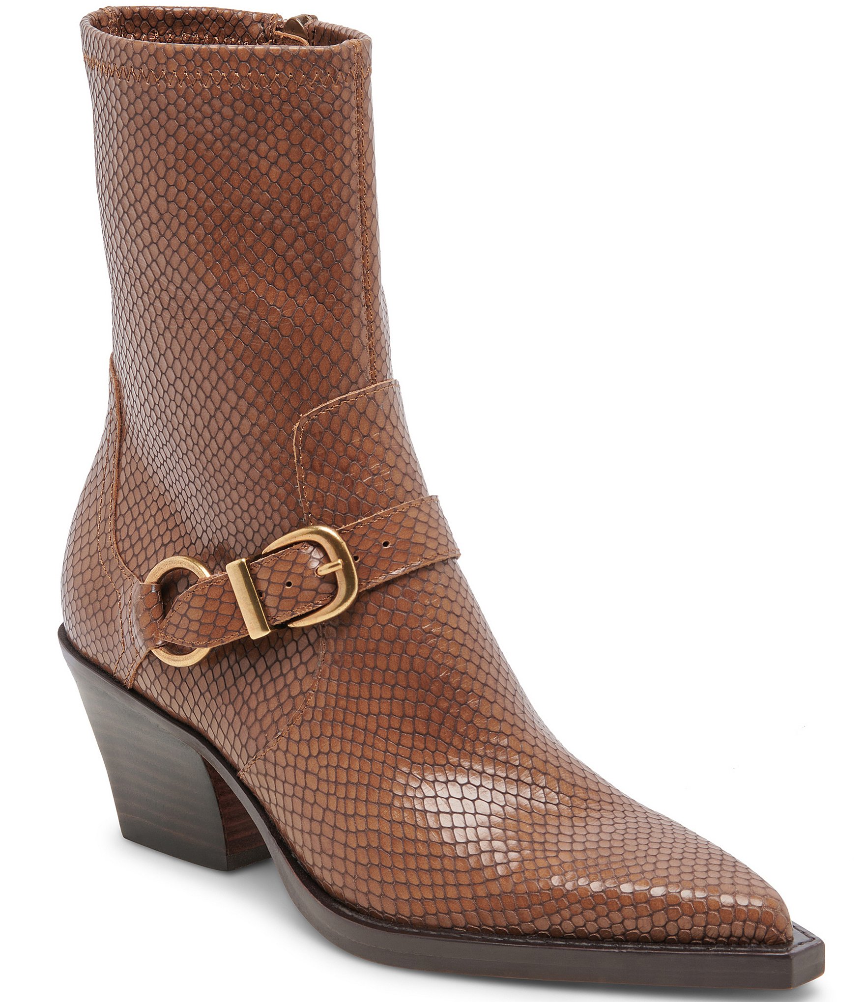 Dillards snakeskin boots best sale