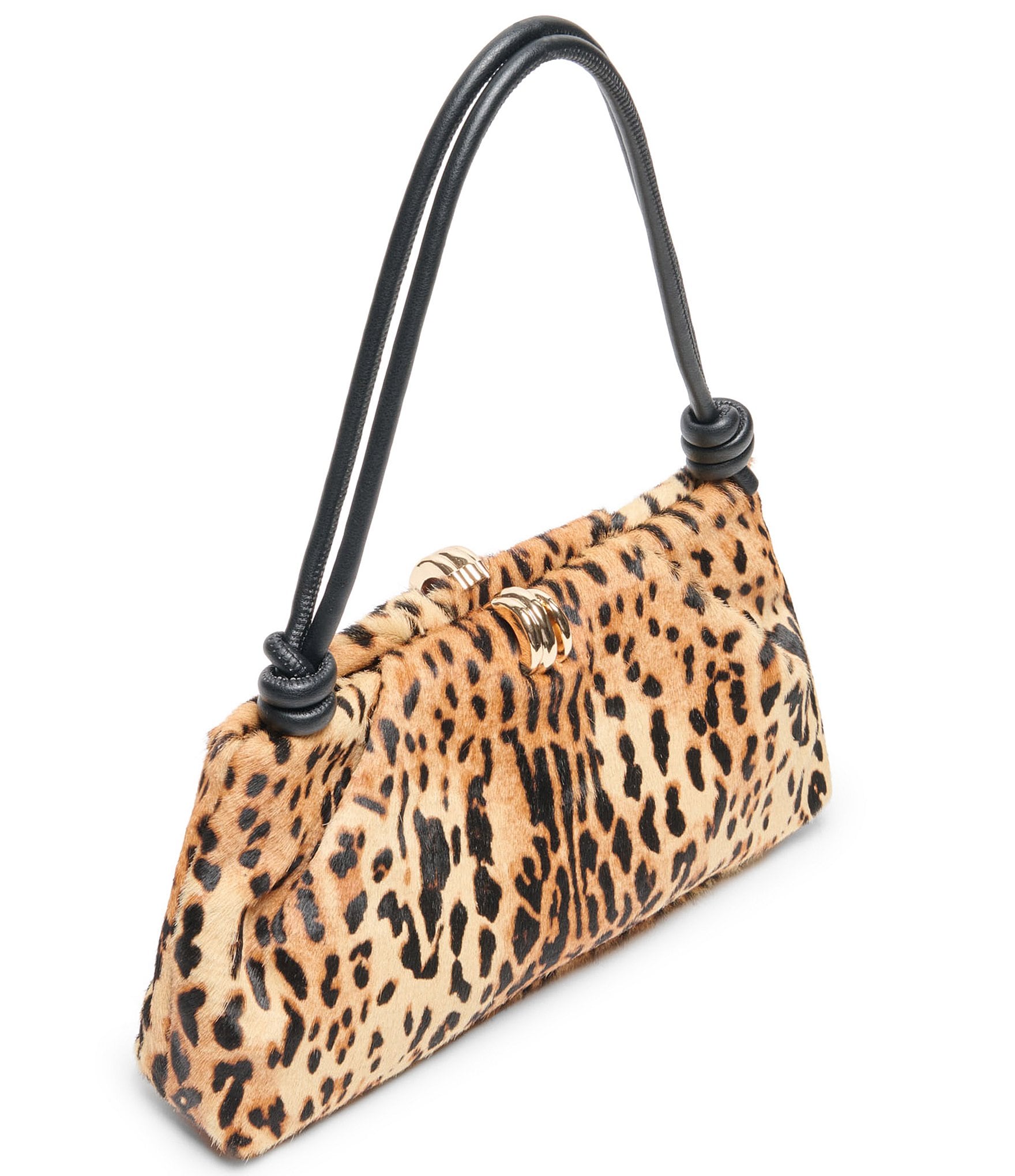 Dolce Vita Ravel-H Leopard Haircalf Shoulder Bag
