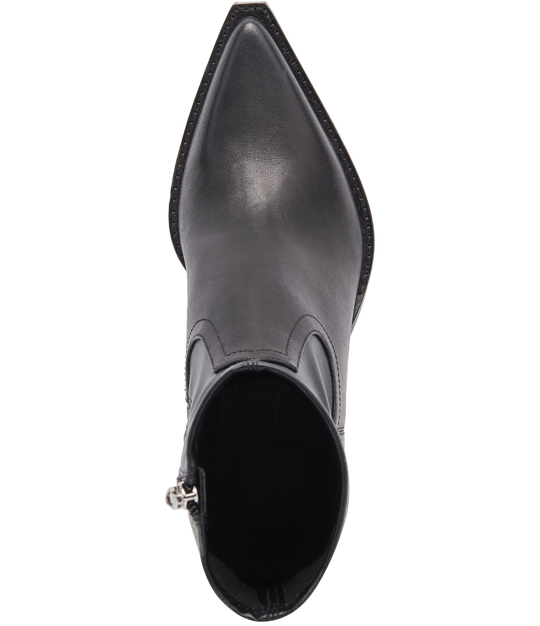 Dolce Vita Rutger Leather Pointed Toe Booties
