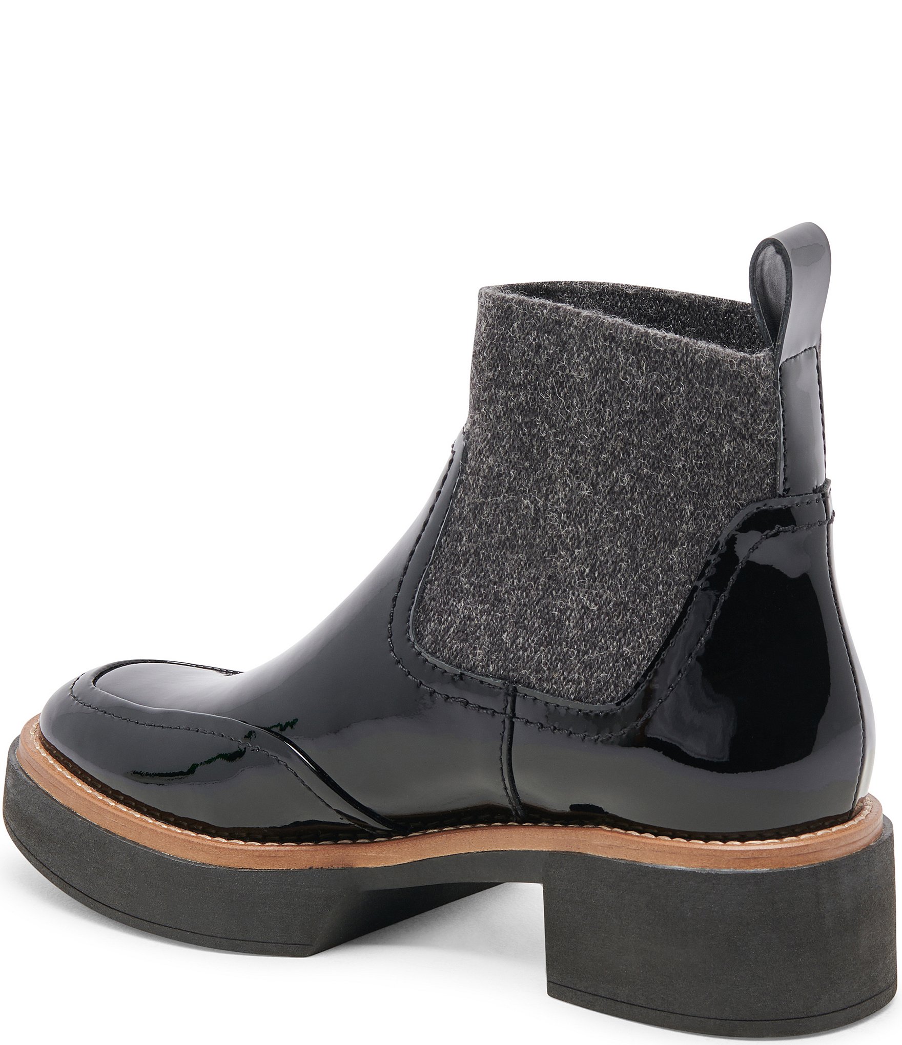 Dolce Vita Saline H2O Waterproof Patent Leather Booties