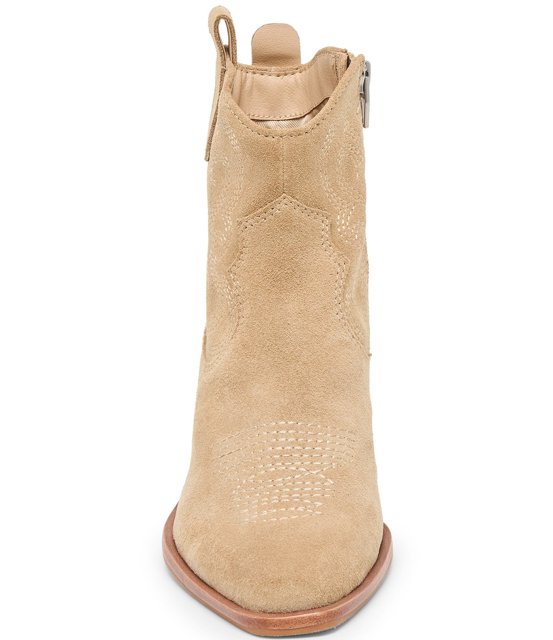 Dolce Vita Shania H2O Waterproof Suede Western Booties