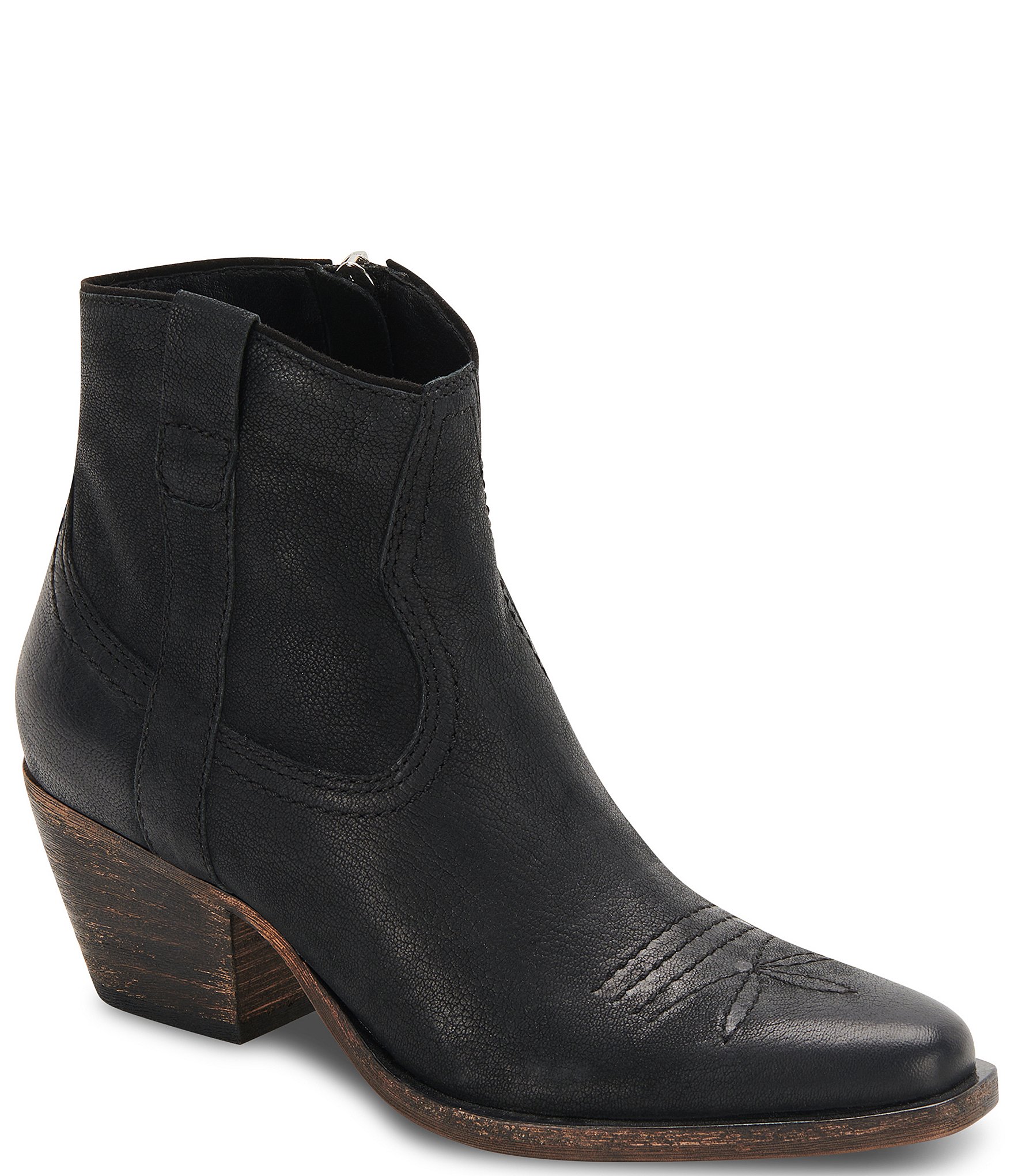 Dolce Vita Silma Leather Western Booties | Dillard's