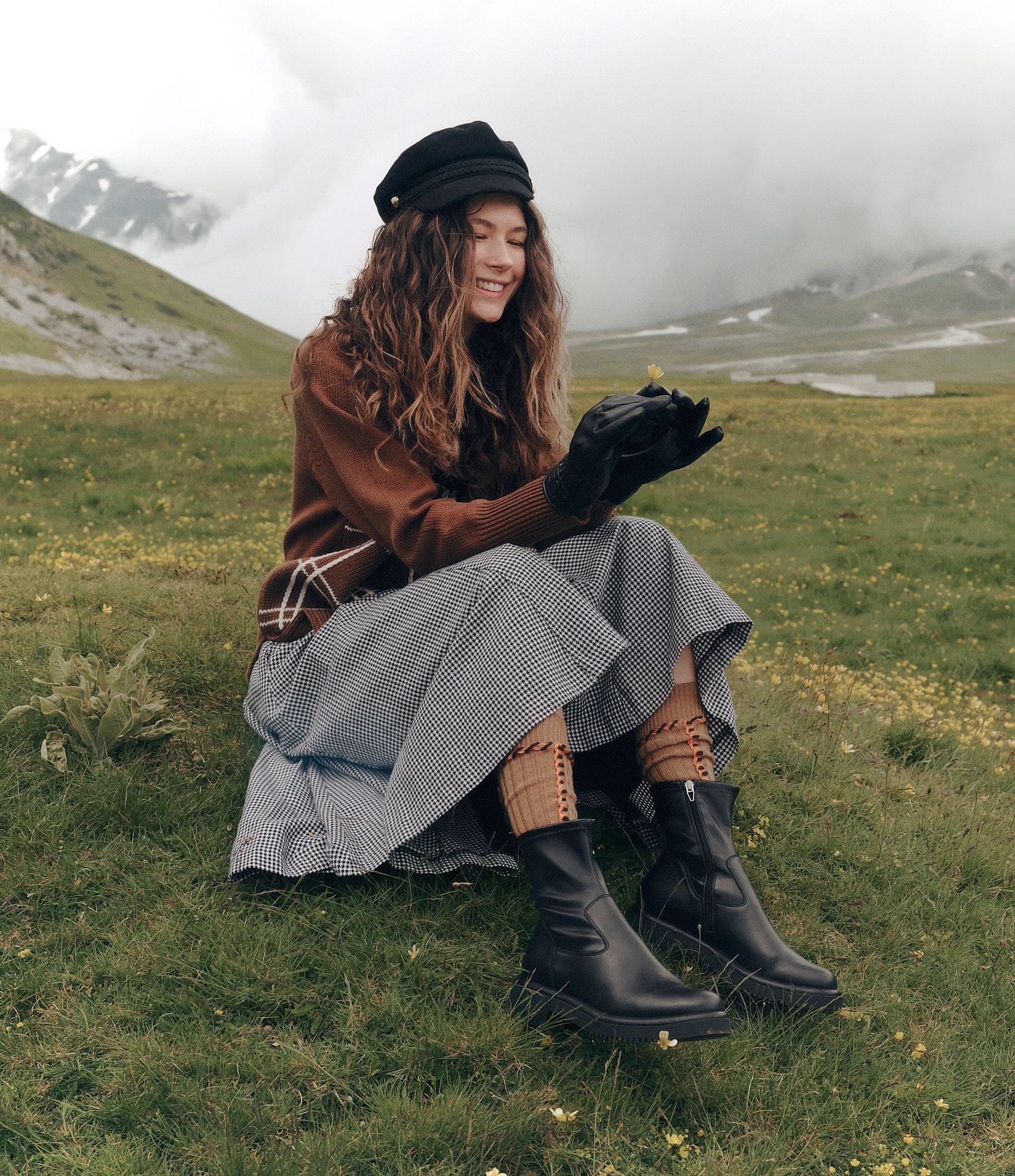 Dolce Vita Simaya H2O Waterproof Leather Lug Booties