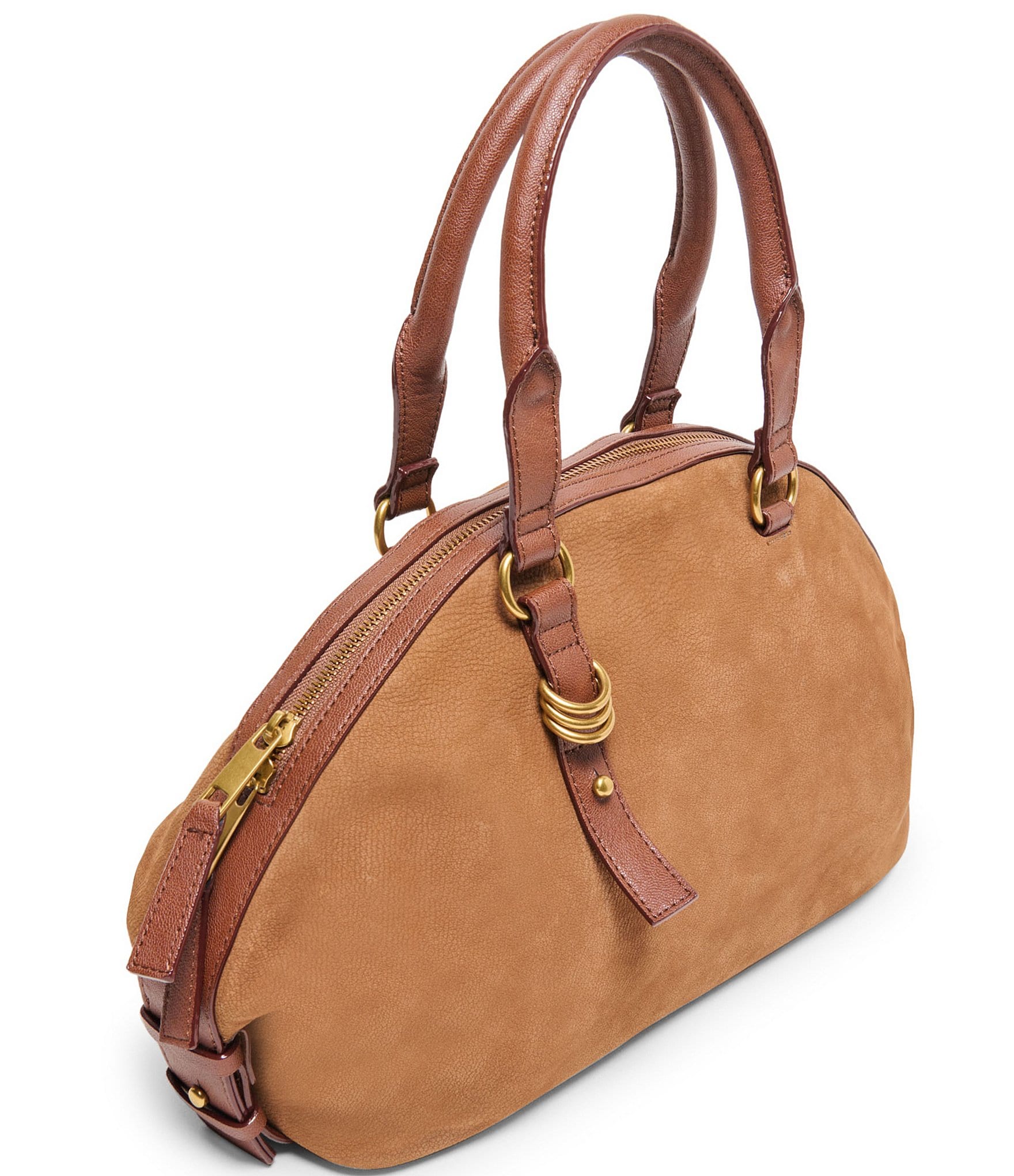 Dolce Vita Sion Nubuck Leather Satchel Bag