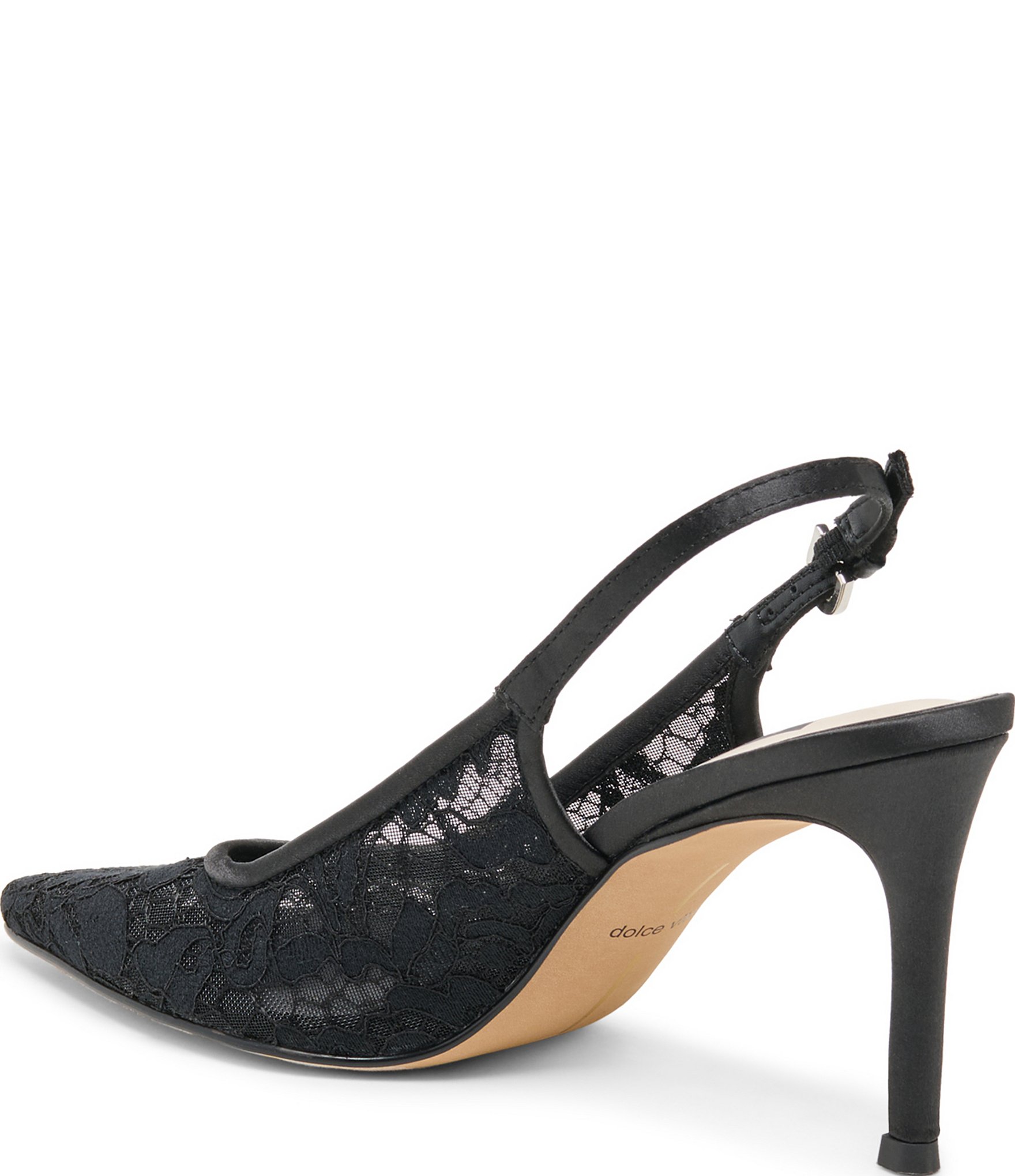 Dolce Vita Yami Lace Slingback Stiletto Pumps