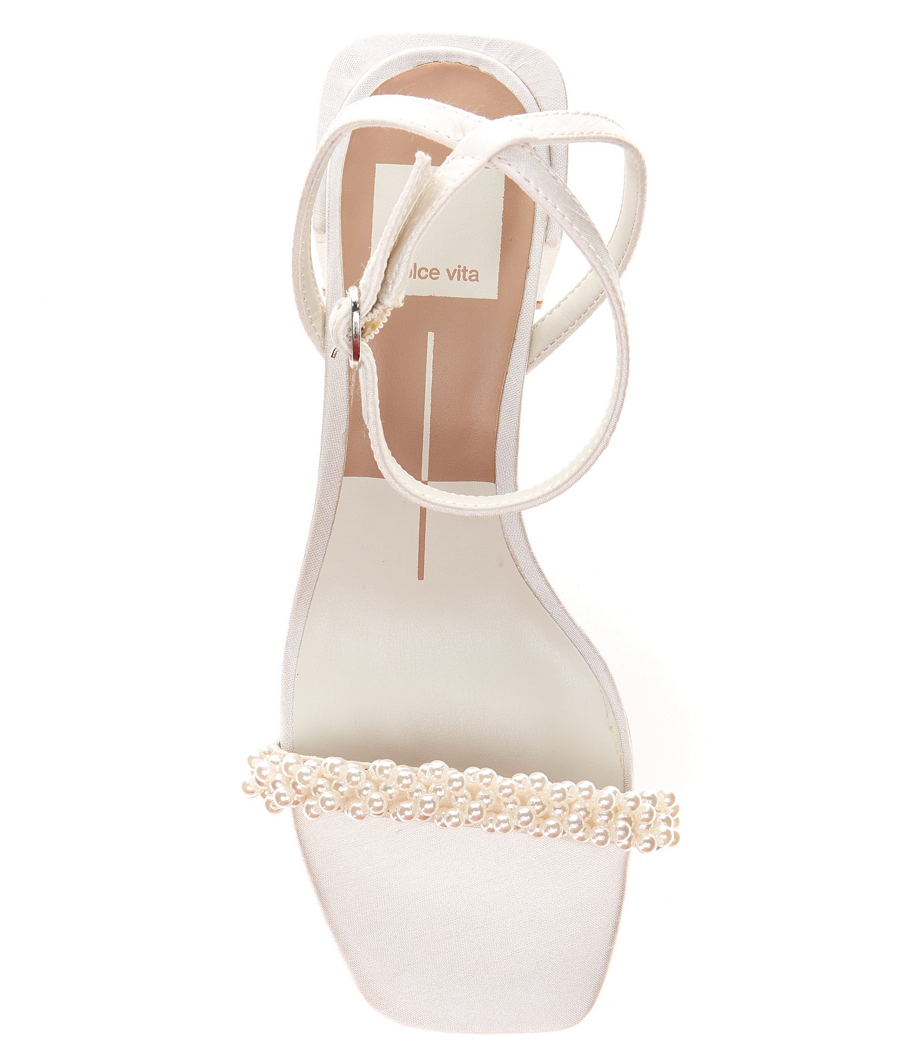 Dolce Vita Zalima Pearl Embellished Dress Sandals