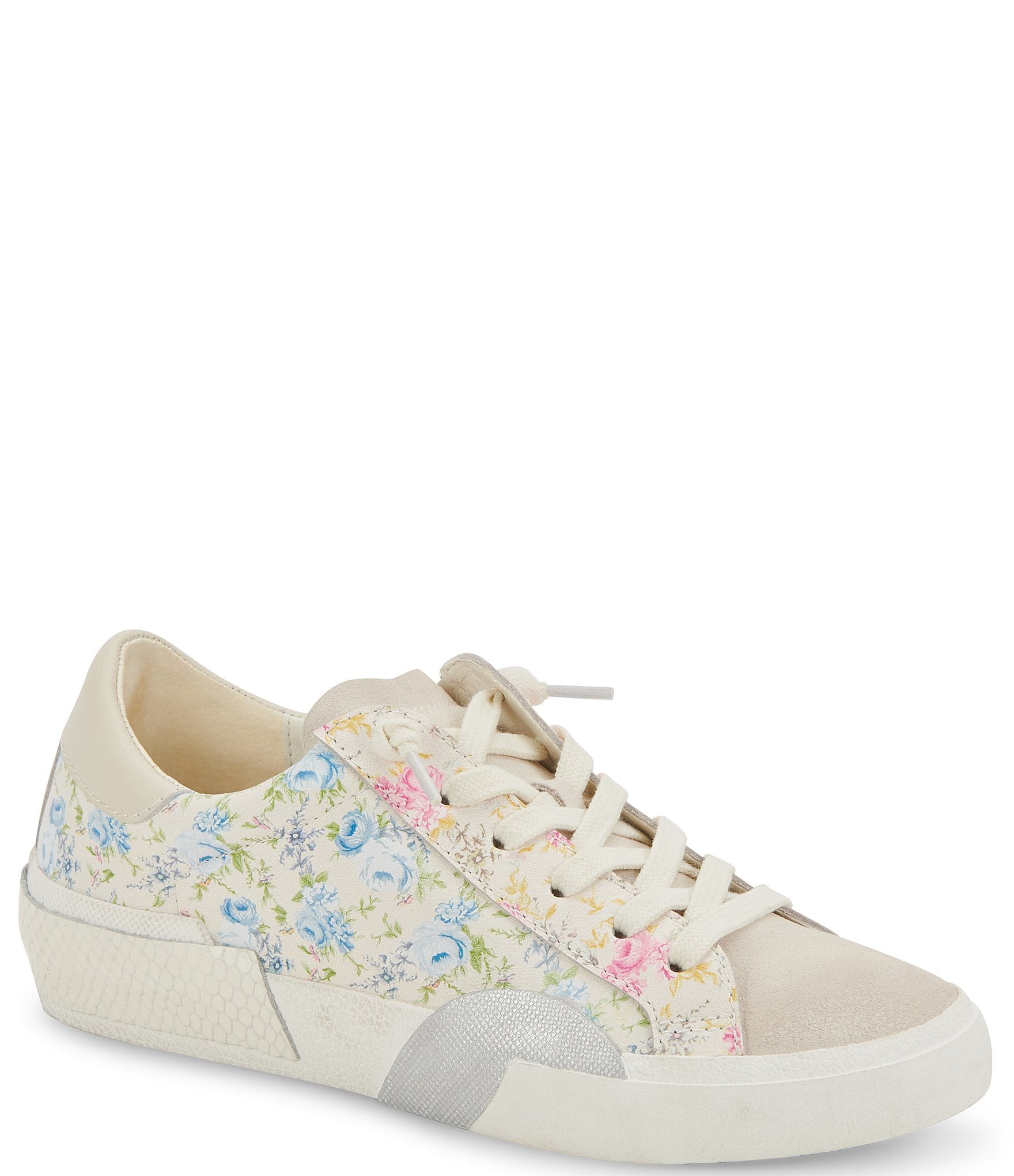 Dolce Vita Zina Leather Floral Detail Sneakers | Dillard's