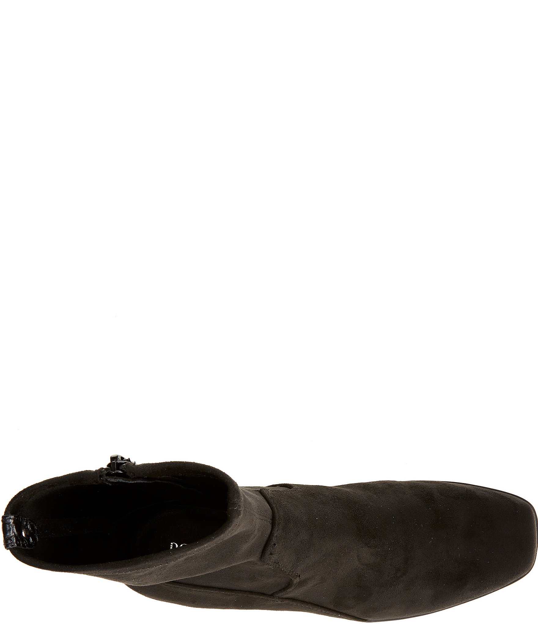 Donald Pliner Ashera Stretch Shaft Croco Embossed Block Heel Booties