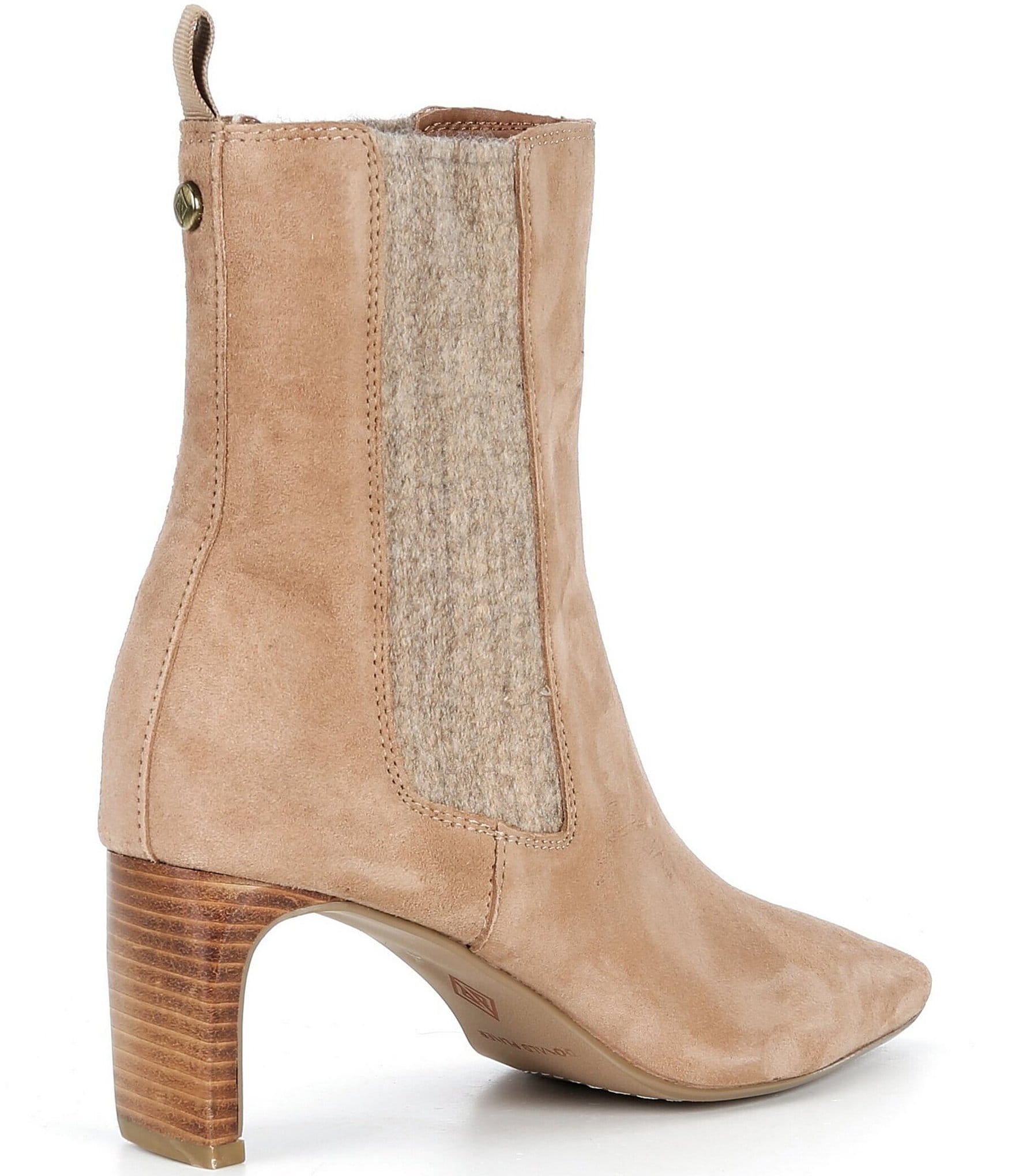 Donald Pliner Brittnie Suede High Heel Slip On Booties
