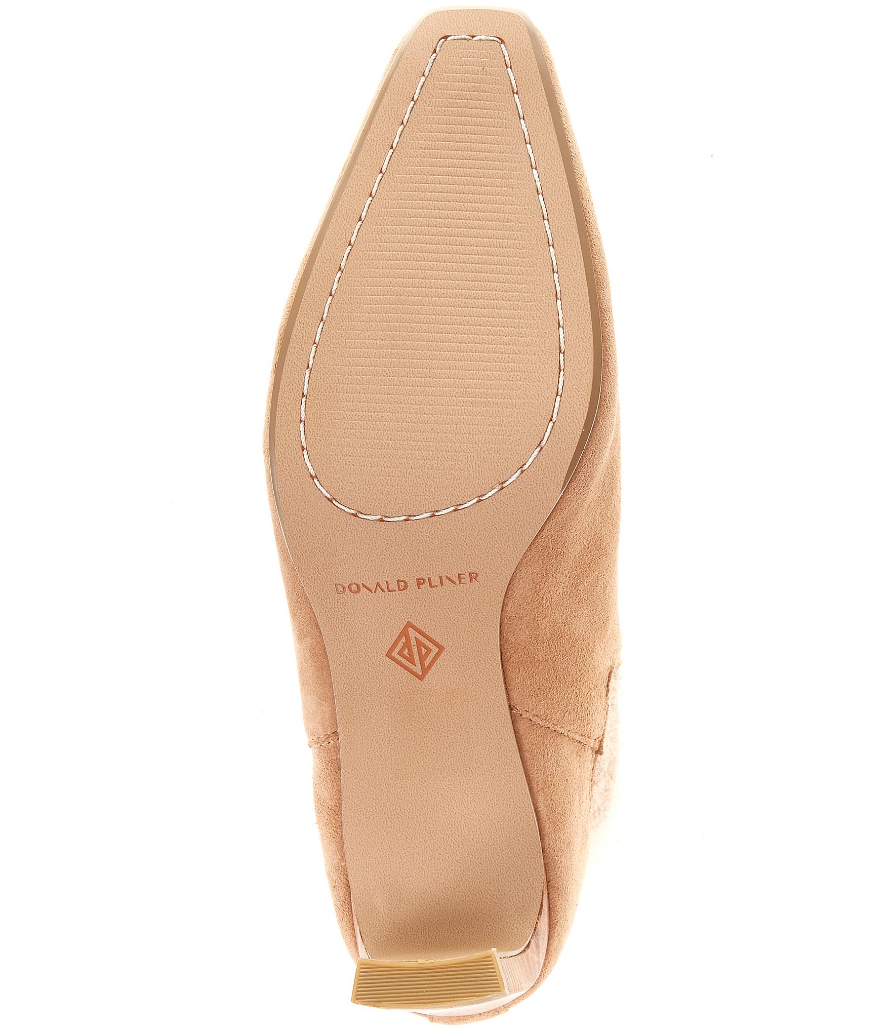Donald Pliner Brittnie Suede High Heel Slip On Booties