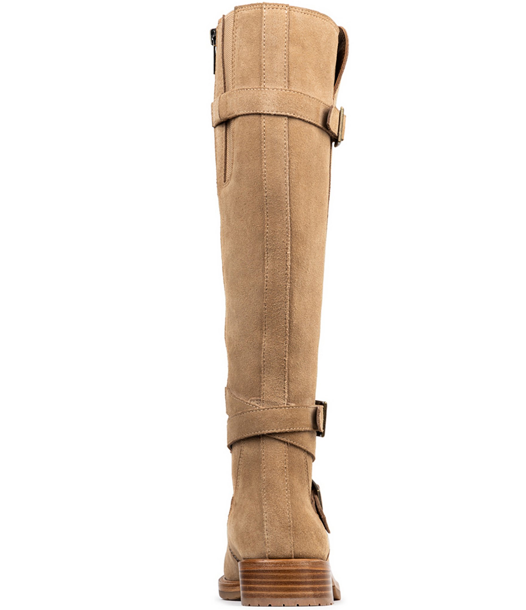 Donald Pliner Carlota Suede Buckle Tall Boots