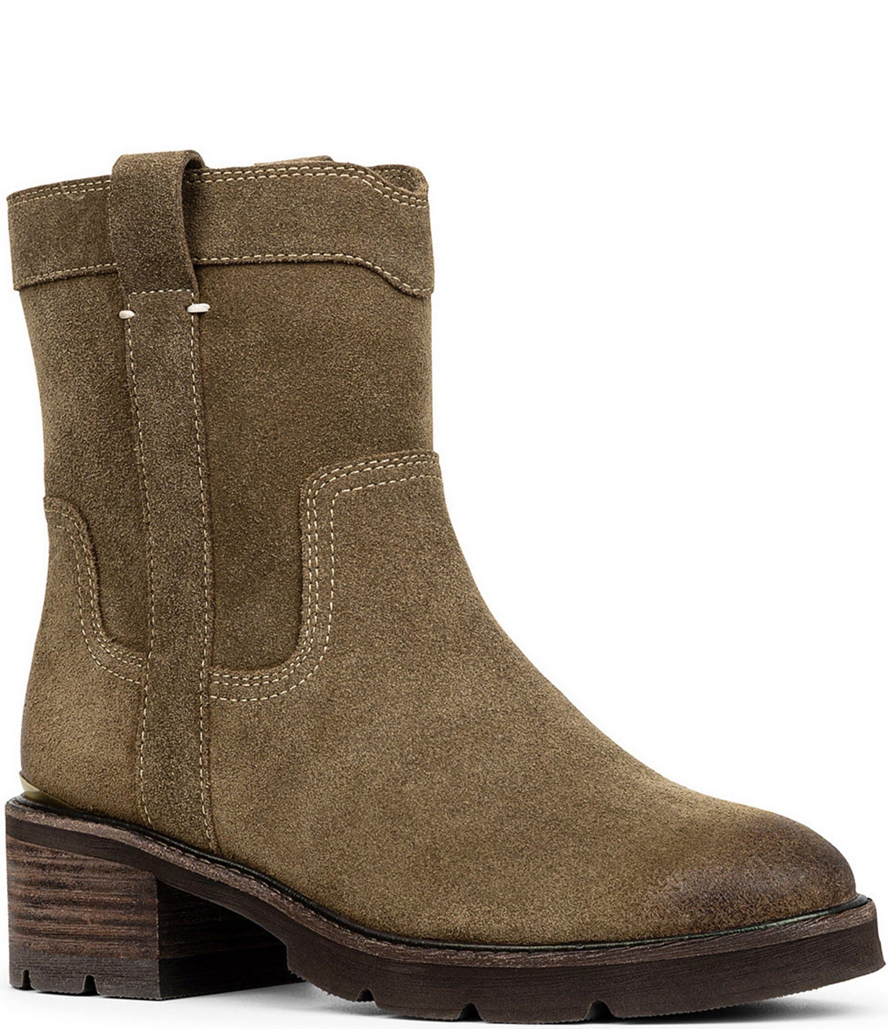 Donald Pliner Endra Suede Pull On Booties Dillard s