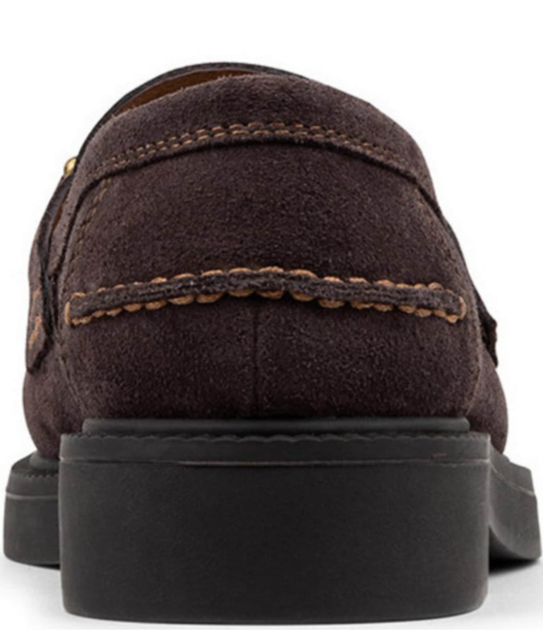 Donald Pliner Galilee Suede Bit Buckle Loafers