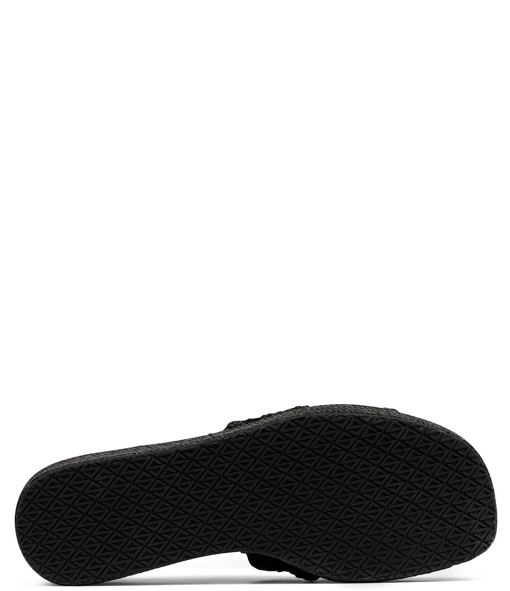 Donald Pliner Jakkir Raffia Macrame Platform Wedge Slide Sandals