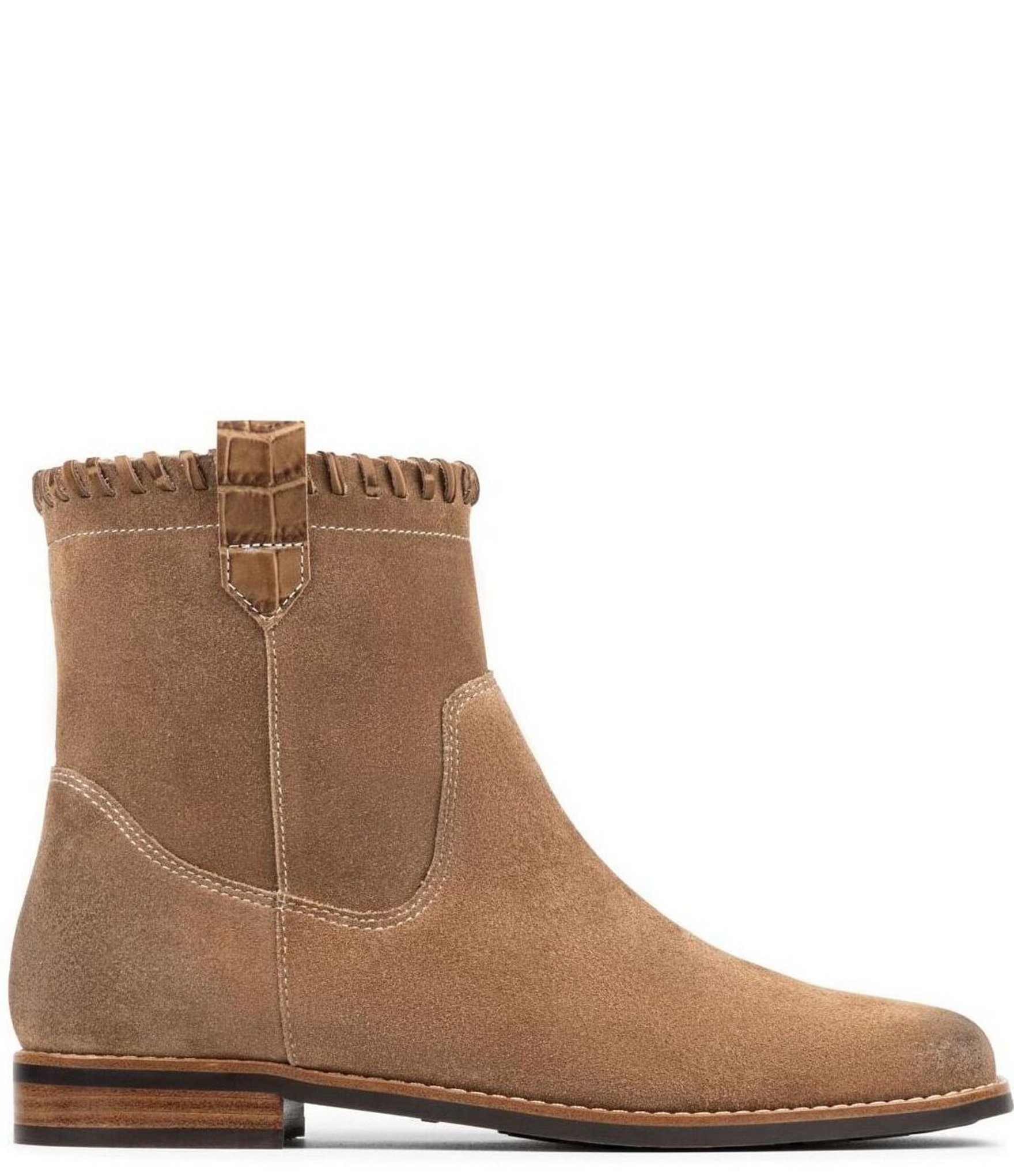 Donald Pliner Karter Suede Square Toe Booties