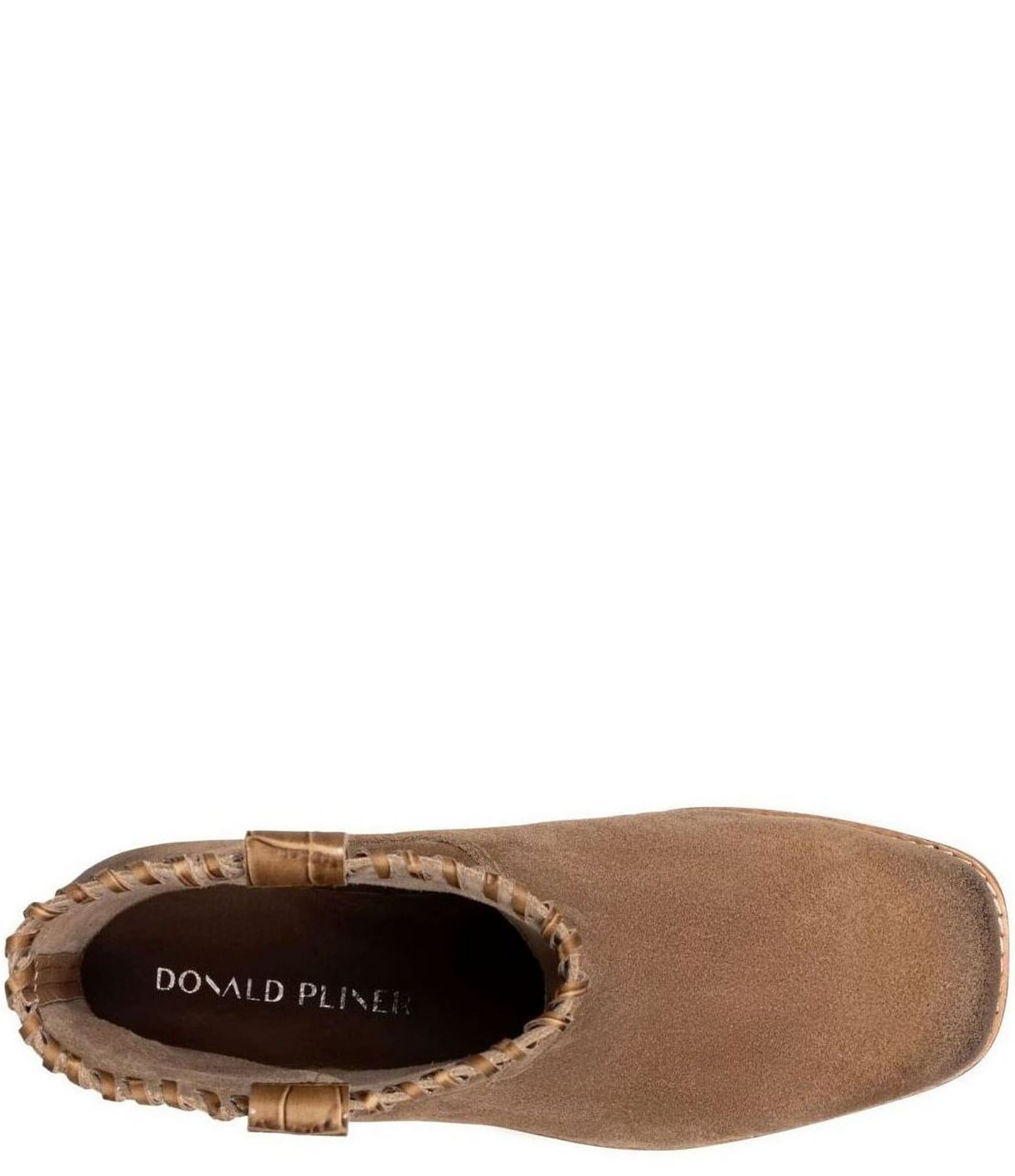 Donald Pliner Karter Suede Square Toe Booties