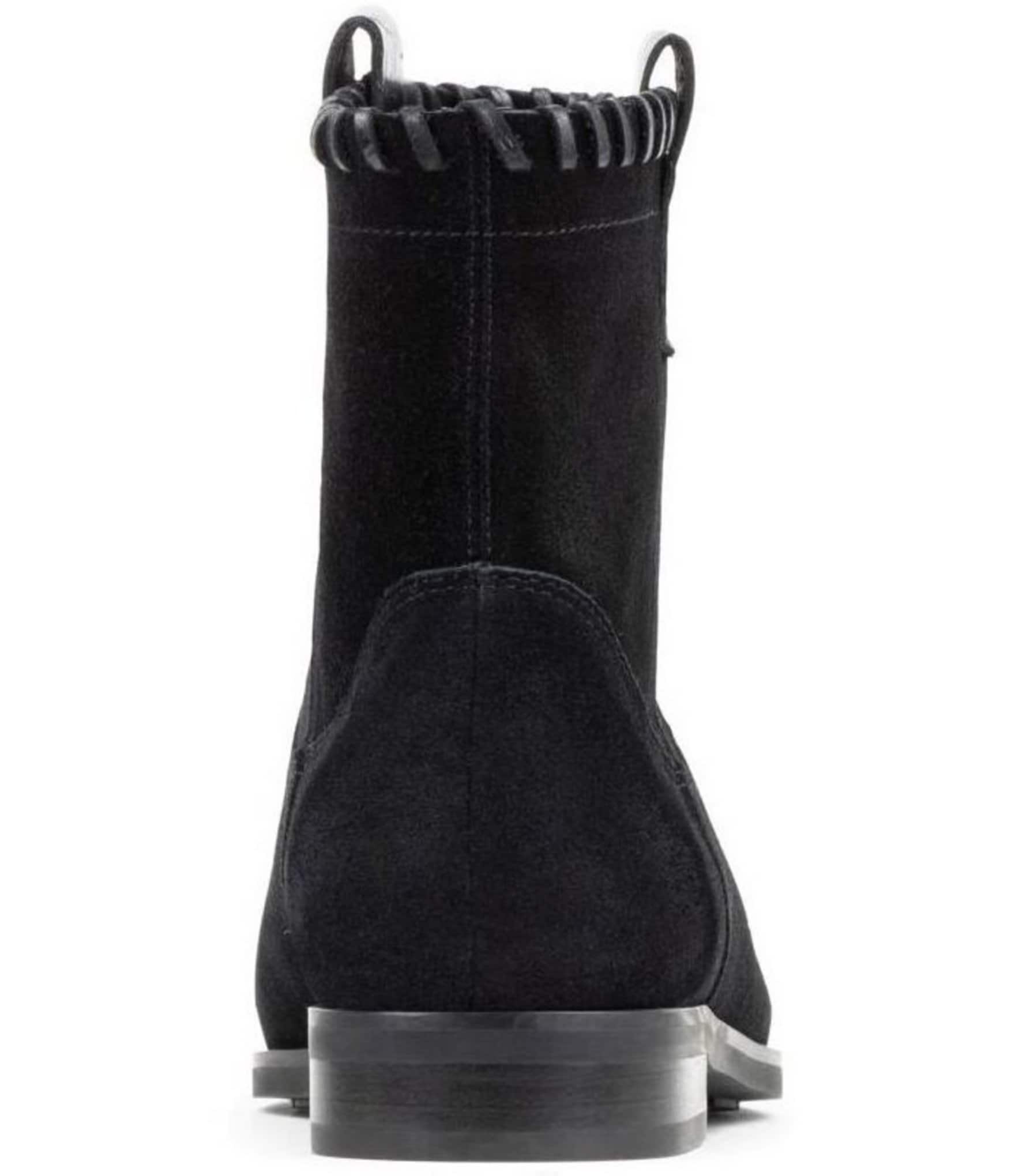 Donald Pliner Karter Suede Square Toe Booties
