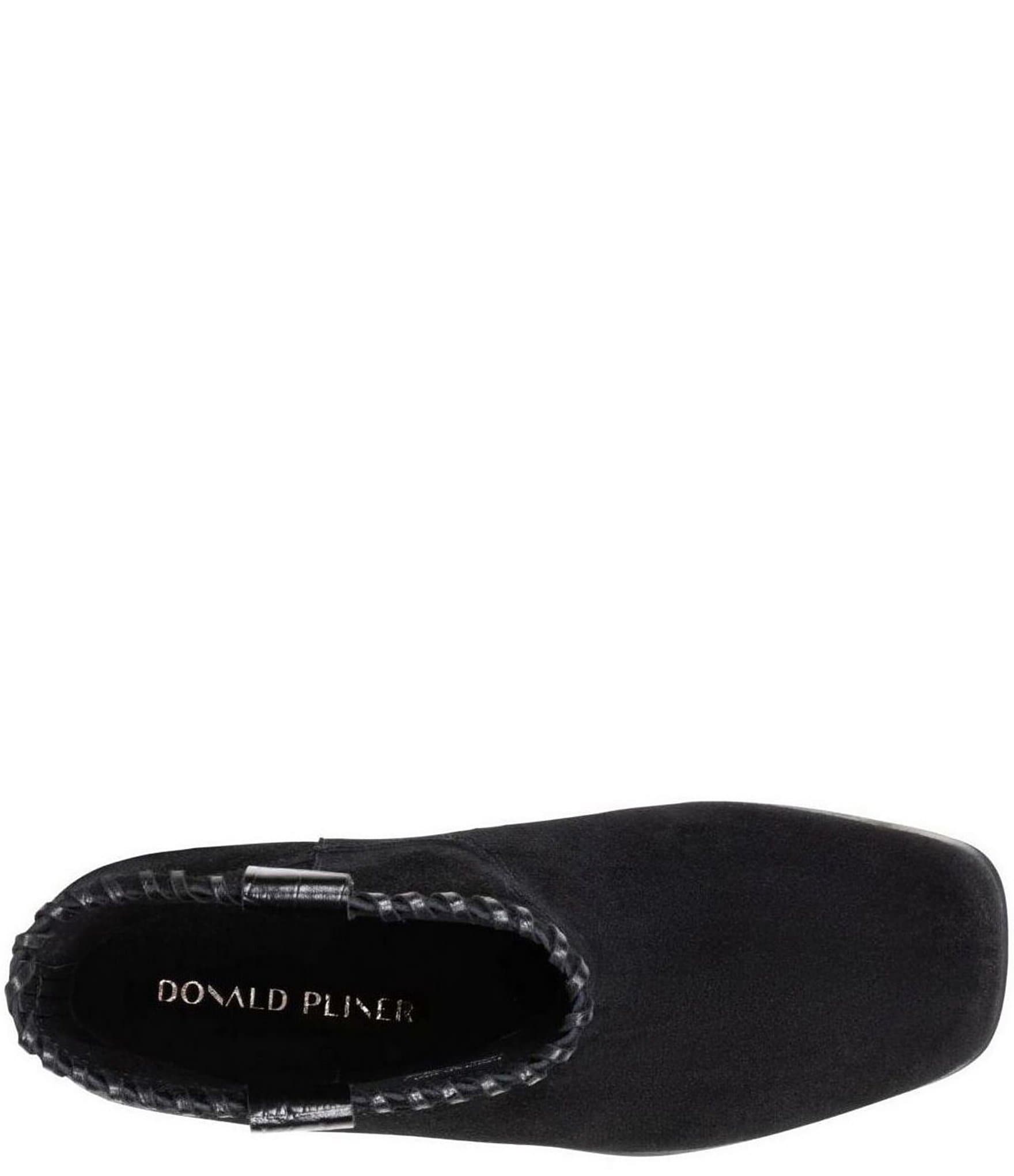 Donald Pliner Karter Suede Square Toe Booties