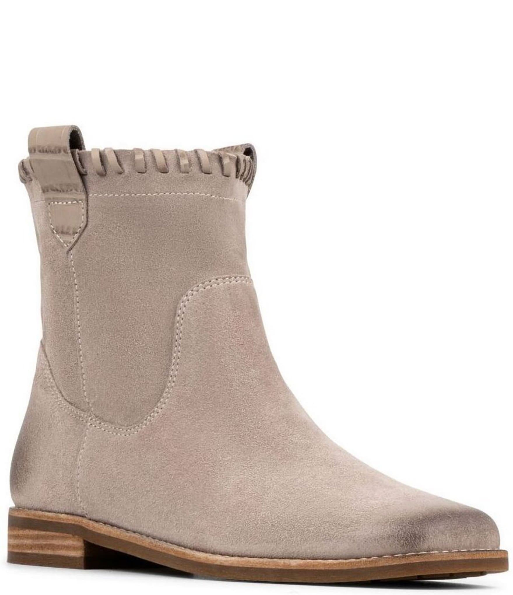 Donald Pliner Karter Suede Square Toe Booties