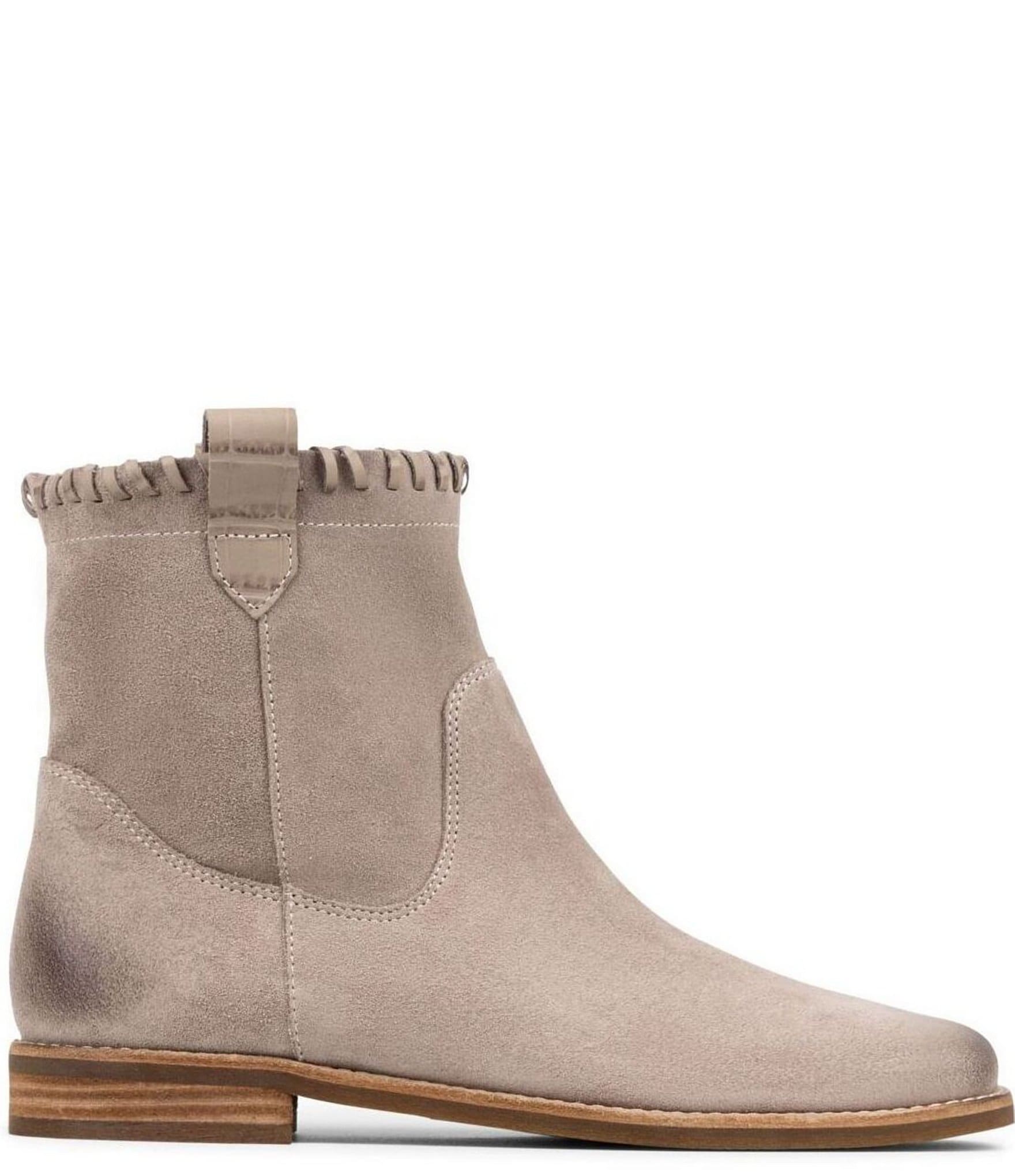 Donald Pliner Karter Suede Square Toe Booties