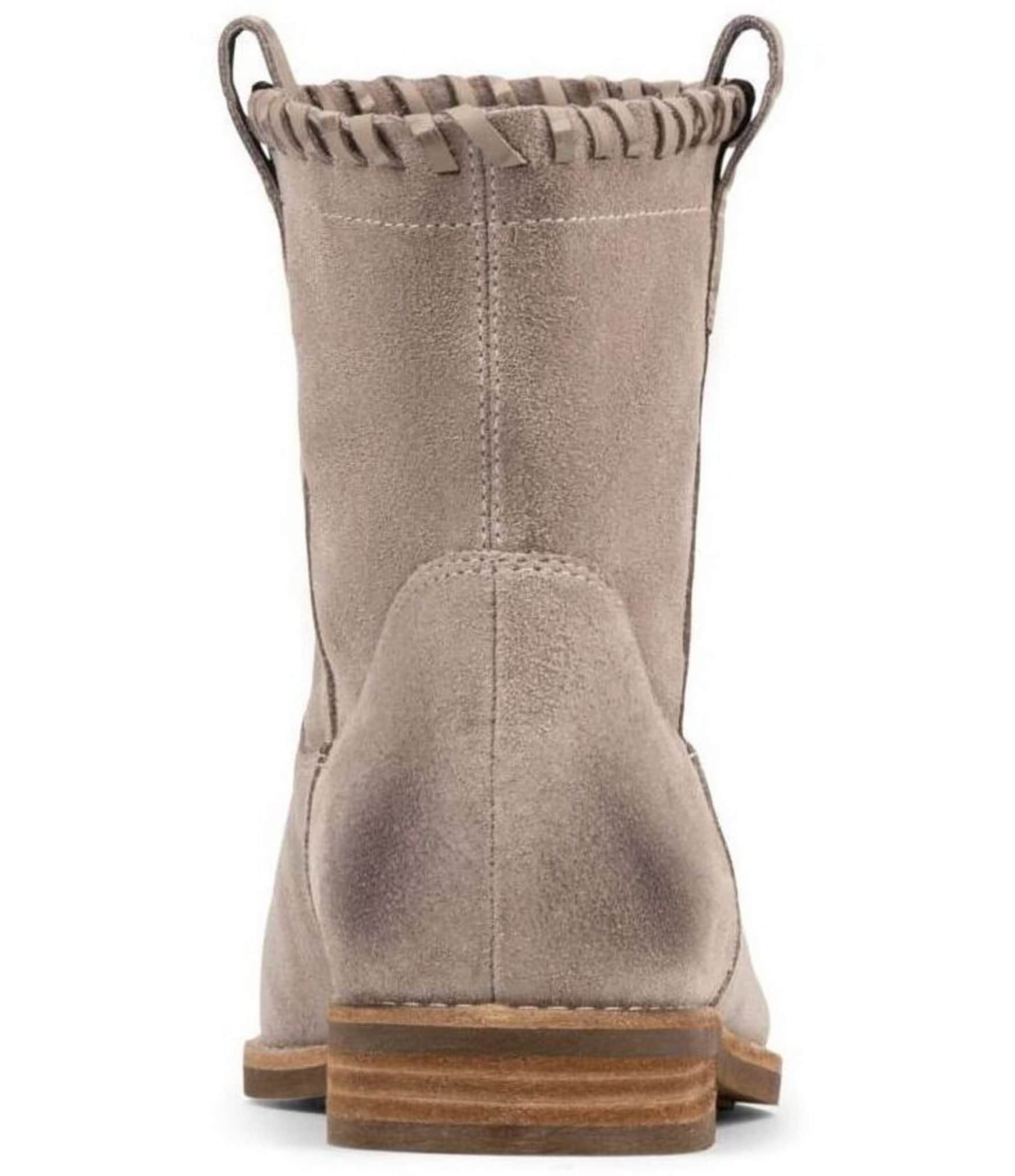 Donald Pliner Karter Suede Square Toe Booties