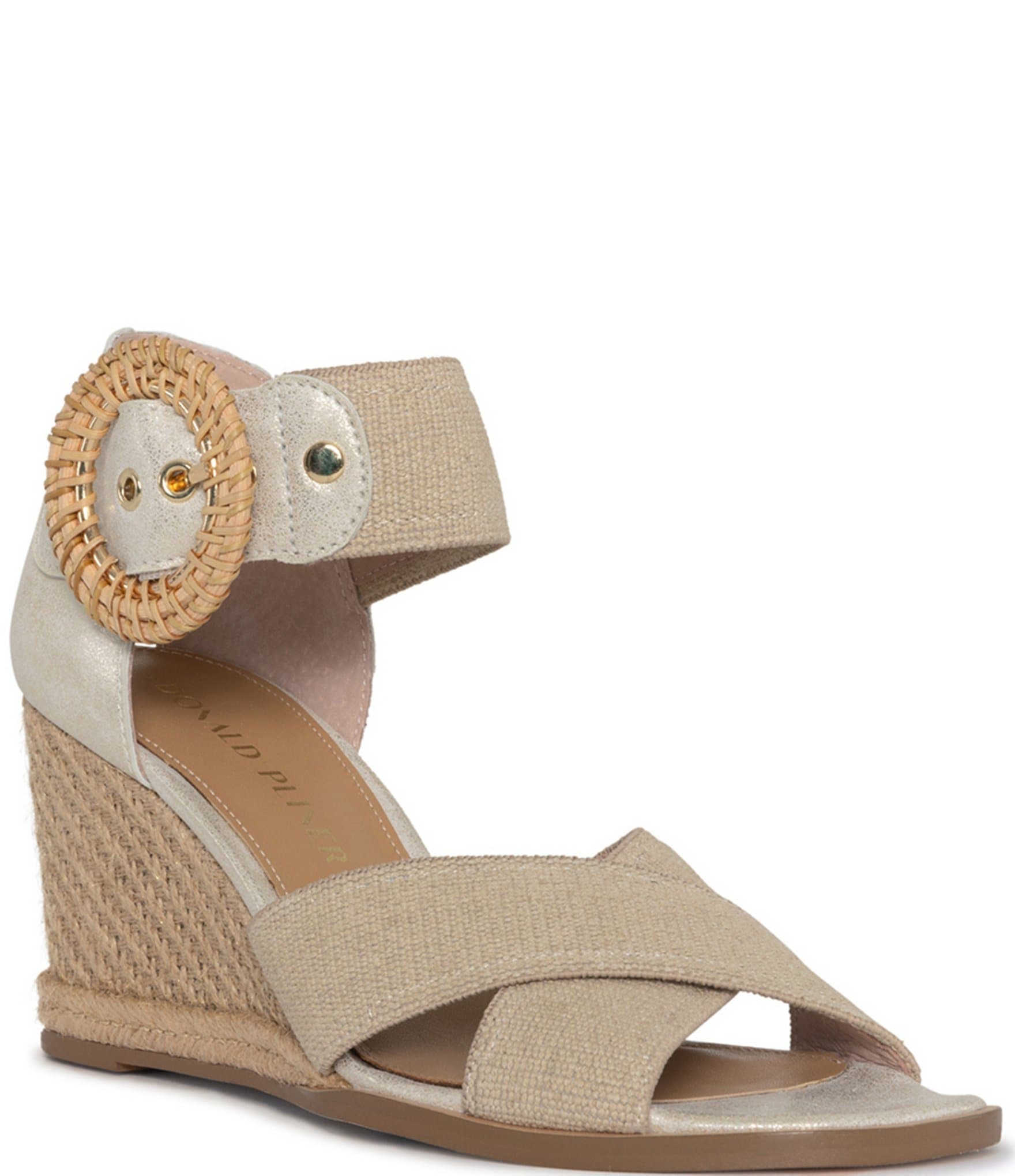 Donald Pliner Lyrah Elastic Buckle Espadrille Wedge Sandals | Dillard's