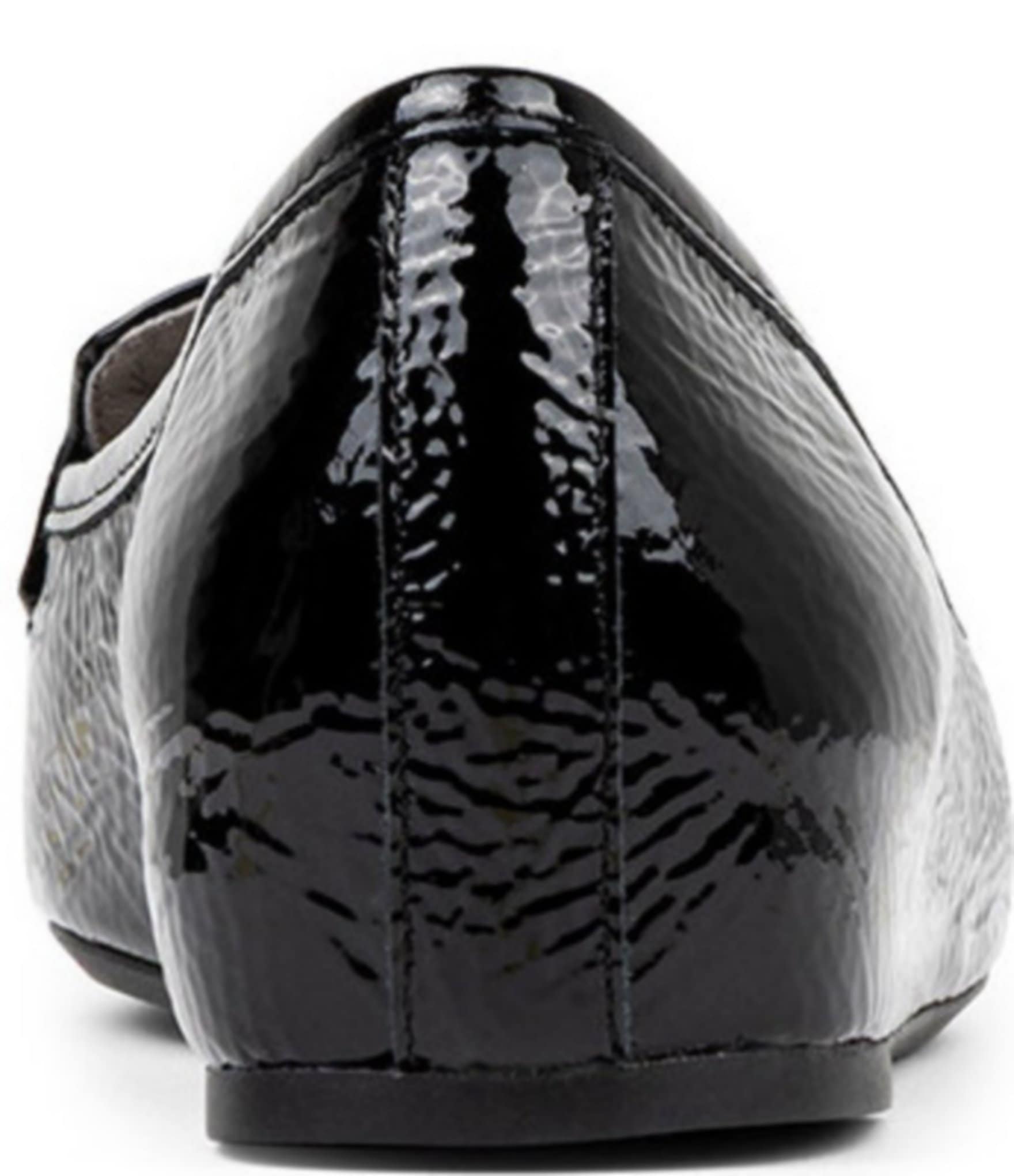 Donald Pliner Loriel Crinkle Patent Ring Hardware Tassel Loafers