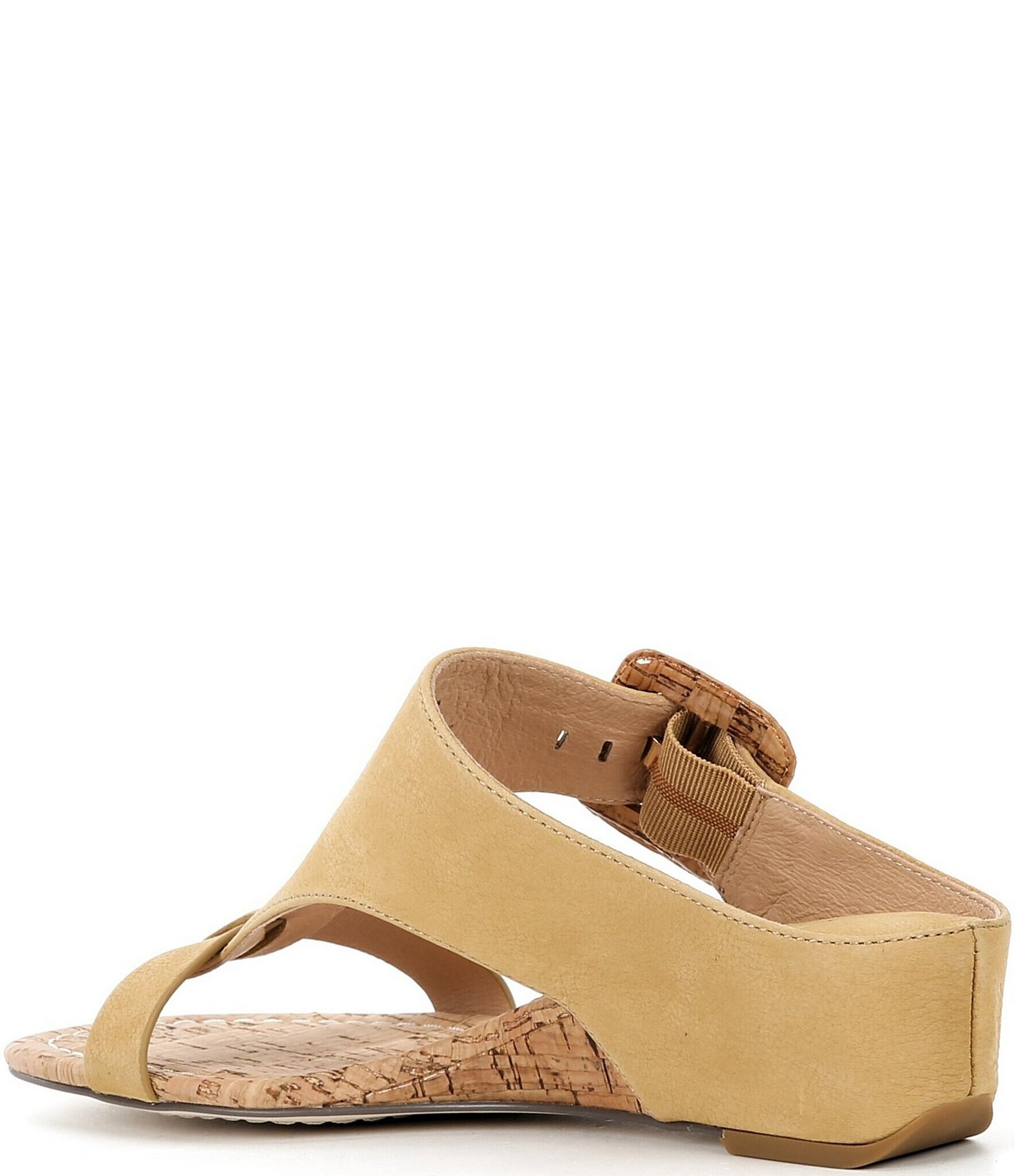 Donald Pliner Ofelia Adjustable Leather Slide Wedge Sandals