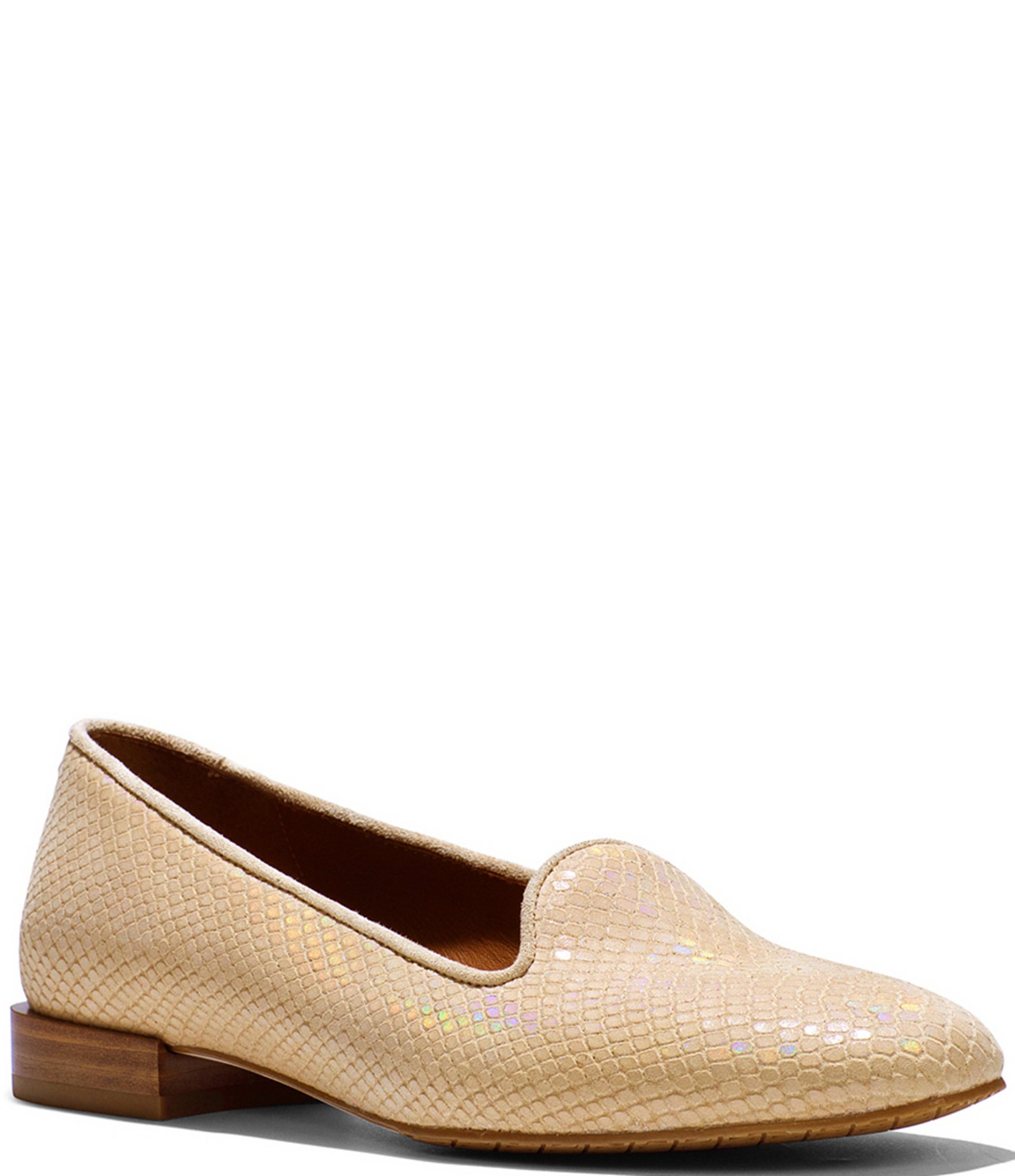 Donald Pliner Renna Snake Print Leather Loafers | Dillard's