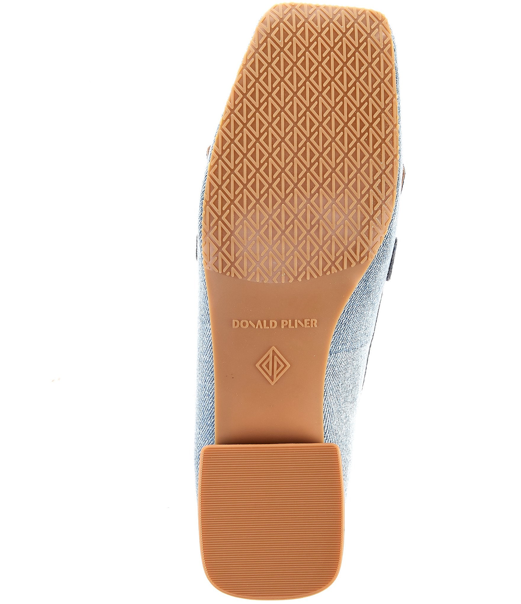 Donald Pliner Saeli Canvas Kilt Bit Buckle Loafers