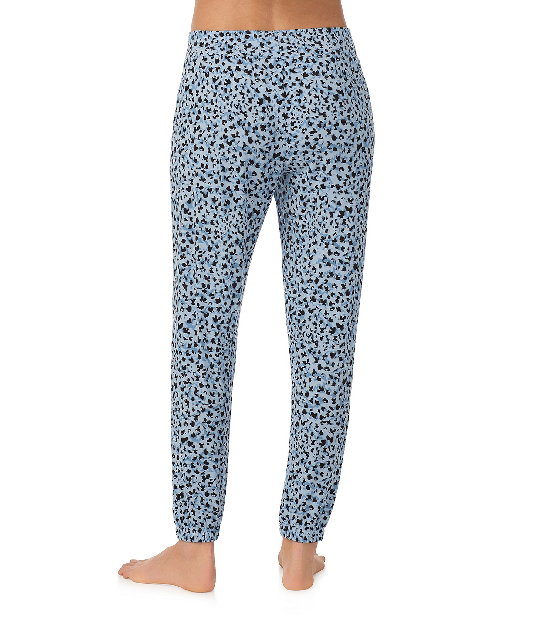 Donna Karan Abstract Printed Lounge Jogger Pants