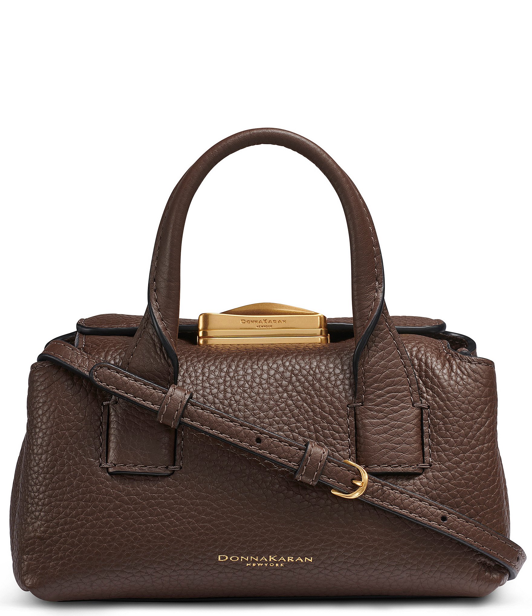 Donna Karan Amagansett Leather Mini Satchel Bag