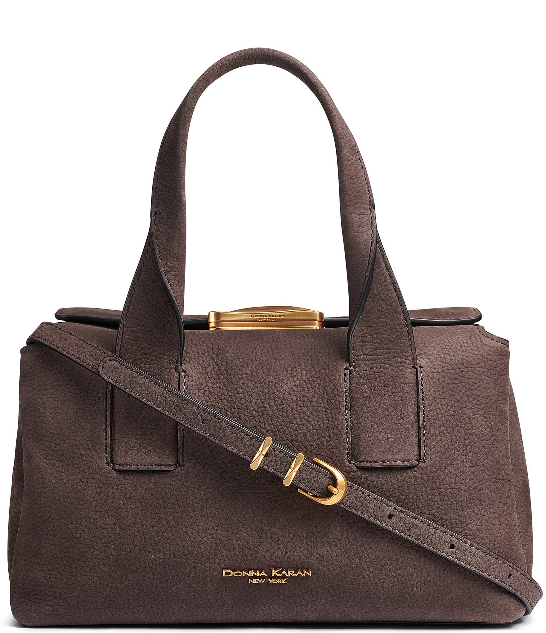 Donna Karan Amagansett Suede Satchel Bag