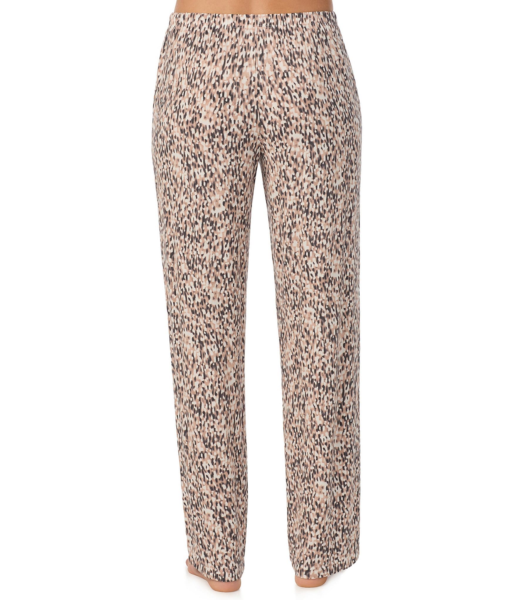 Donna Karan Blurred Dot Print Sleep Pants