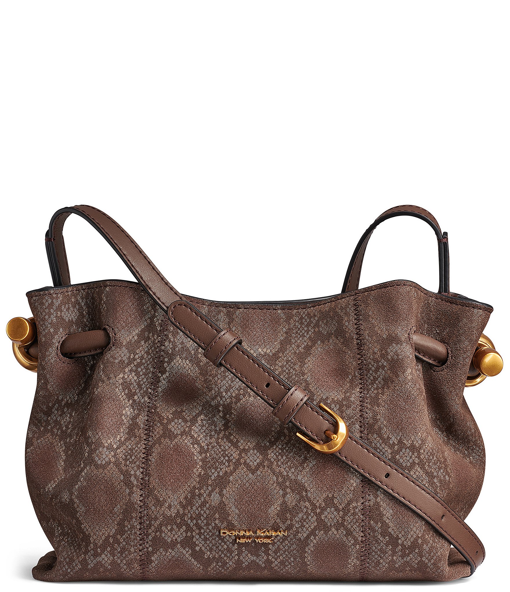 Donna Karan Cashmere Snake Effect Crossbody Bag