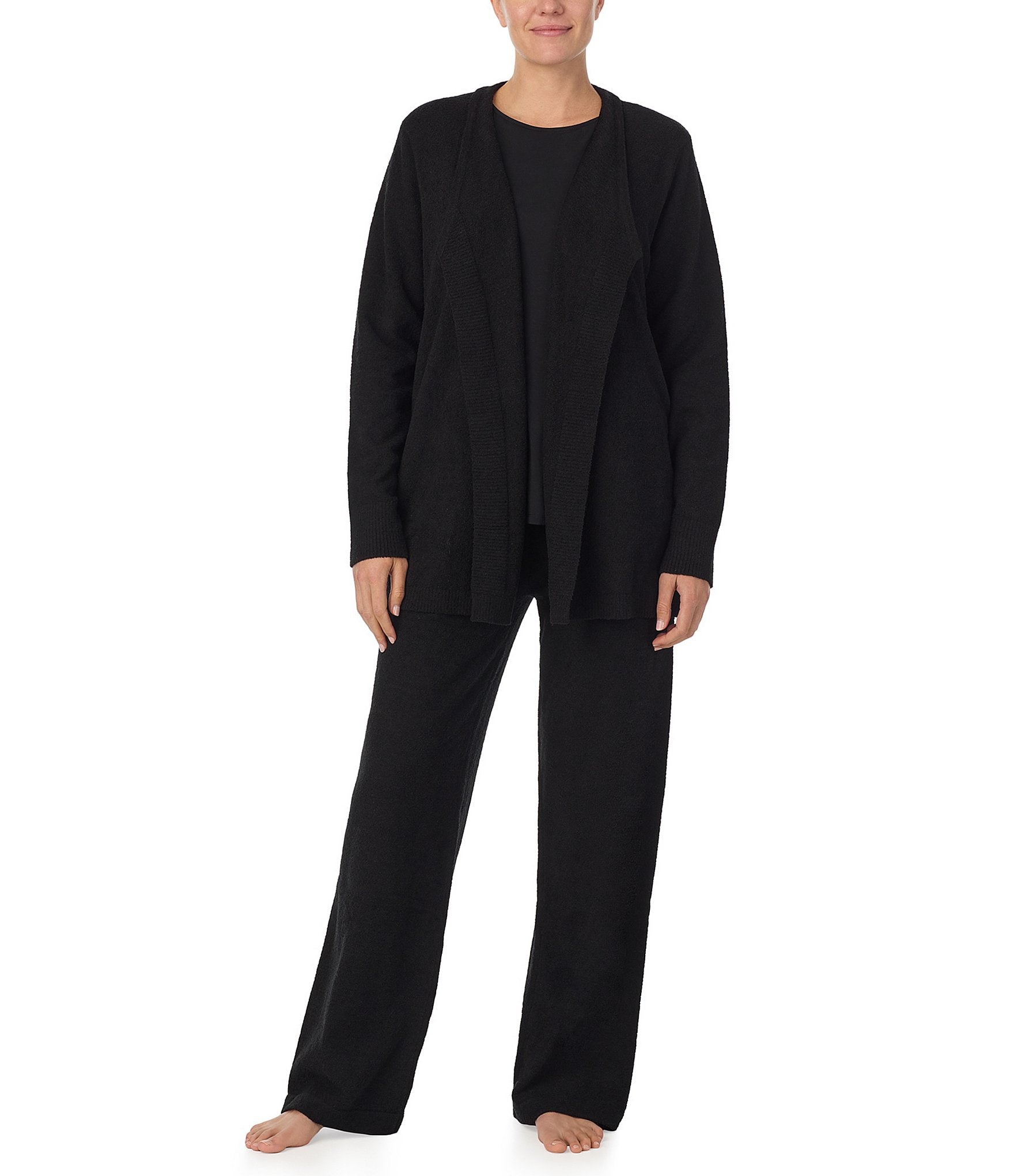 Donna Karan Knit Long Sleeve Cardigan