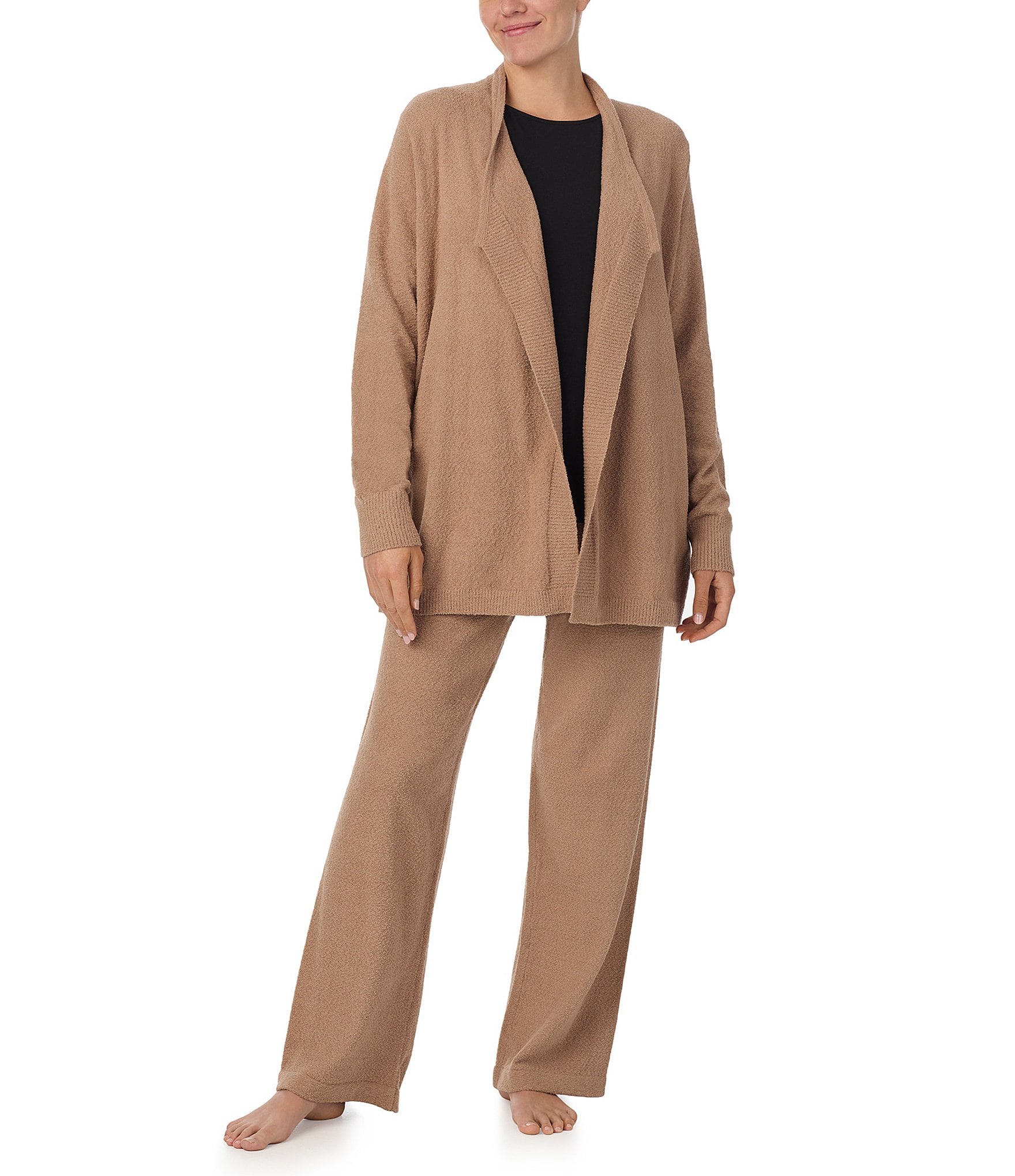 Donna Karan Knit Long Sleeve Cardigan