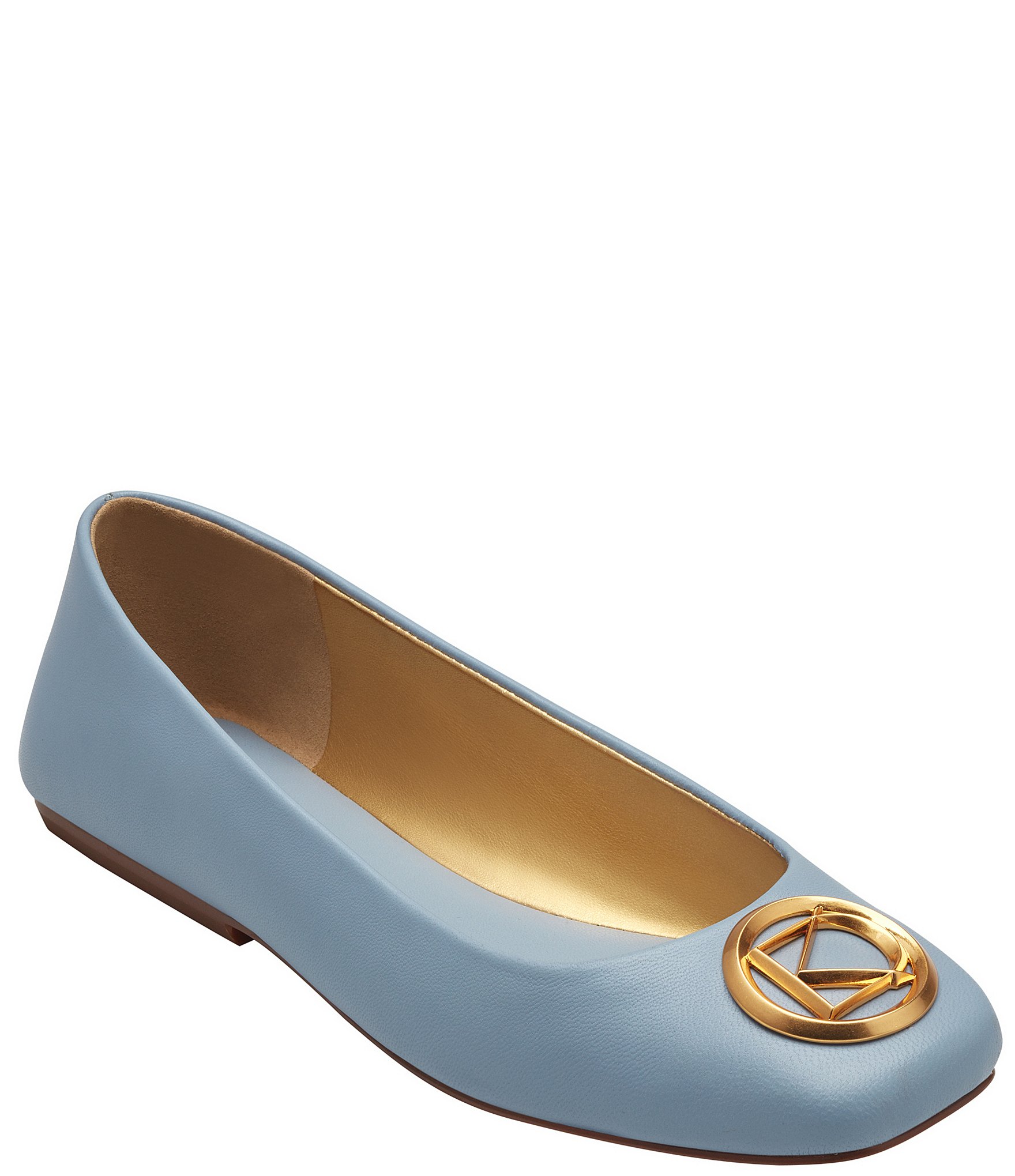 Donna Karan Kylee Leather Ballet Flats | Dillard's