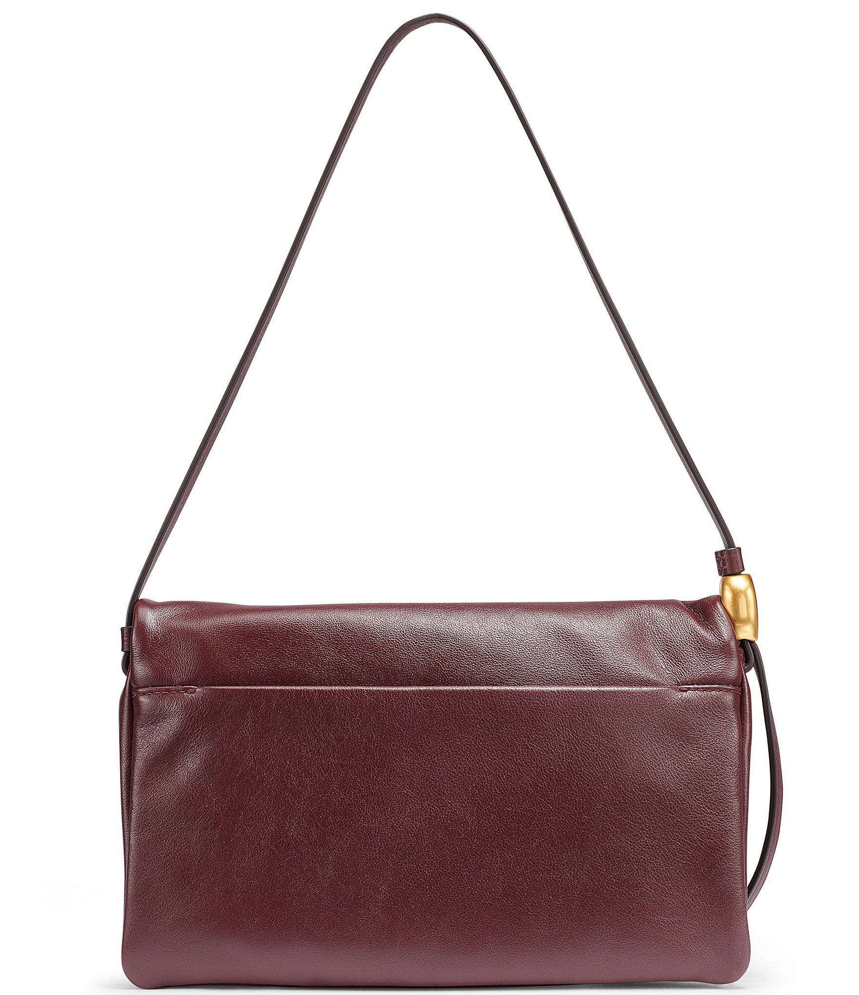 Donna Karan Leather Flap Shoulder Bag