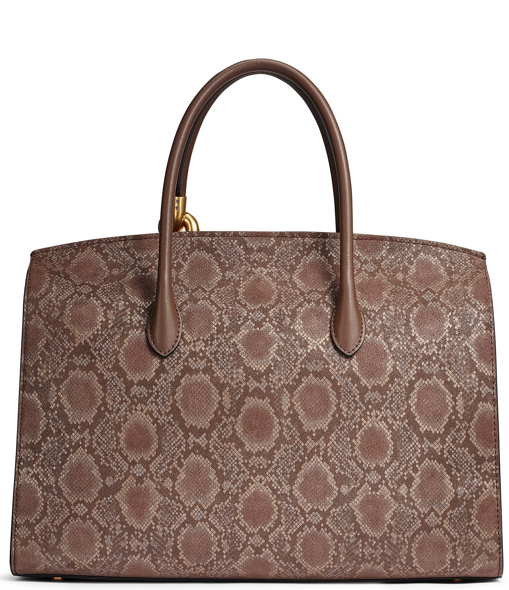Donna Karan Loden Snake Effect Satchel Bag