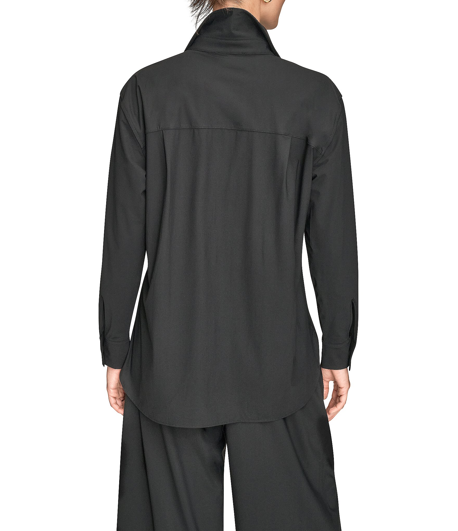 Donna Karan Long Sleeve Button Down Shirt