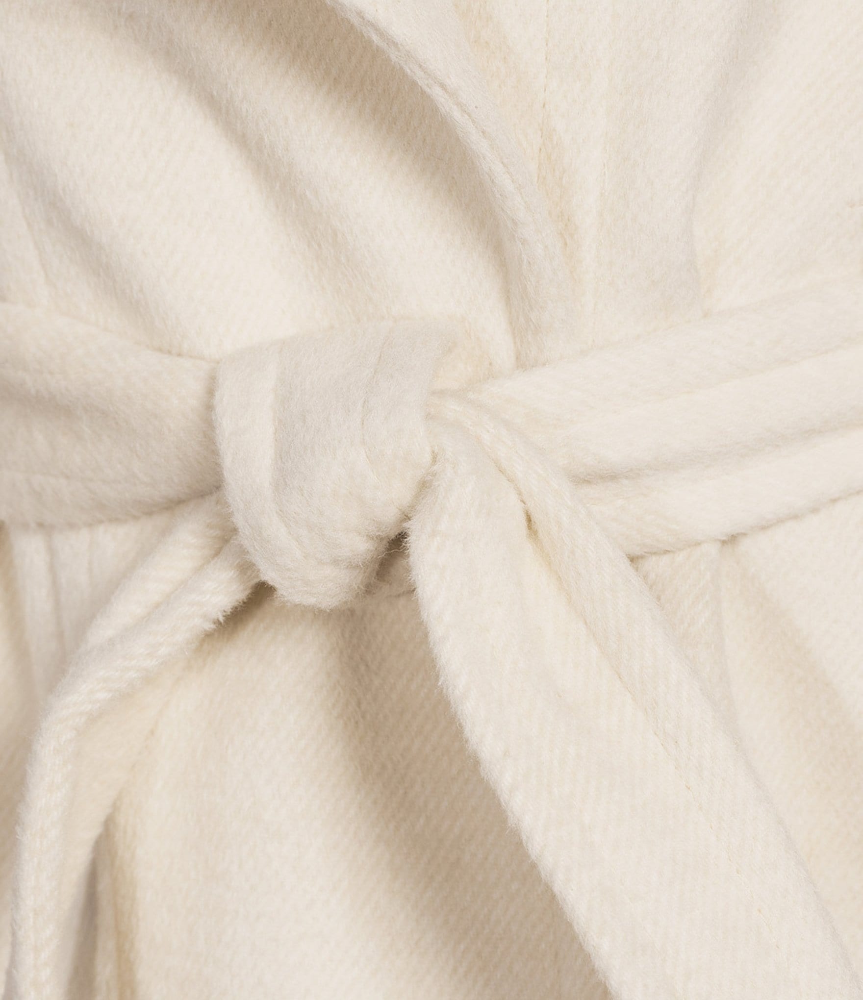 Donna Karan Petite Size Wool Blend Asymmetrical Wing Collar Belted Wrap Coat