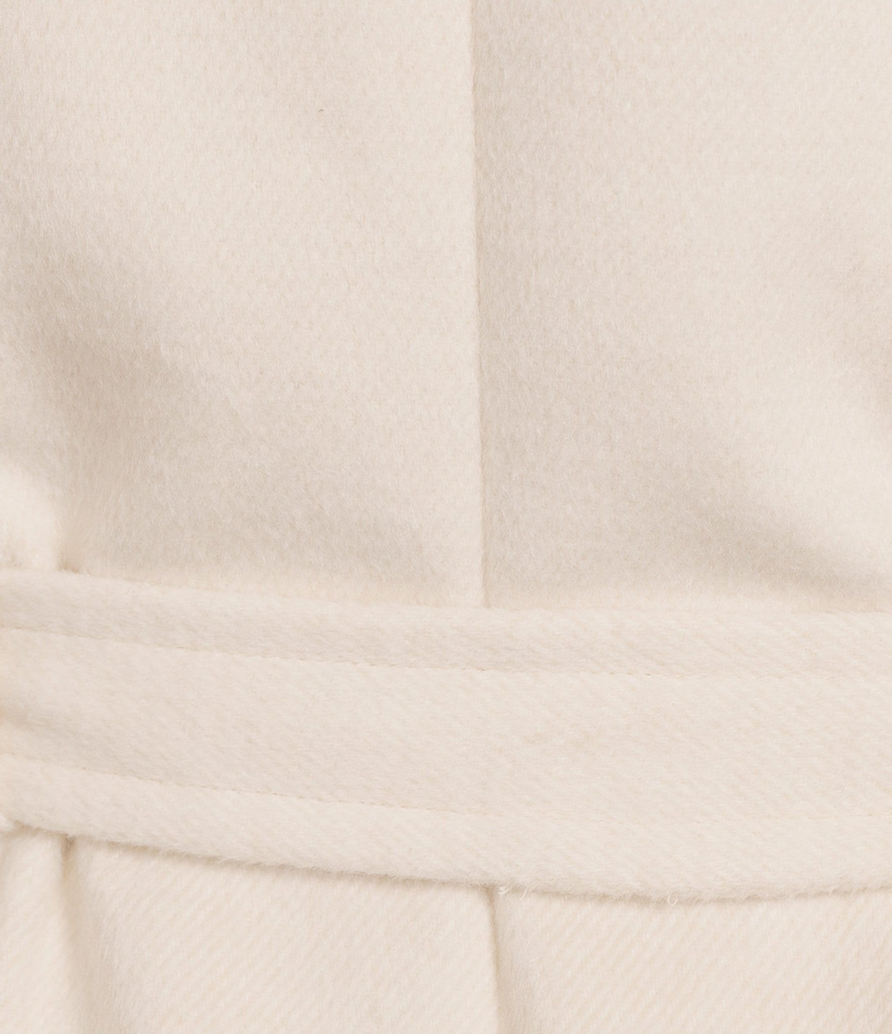 Donna Karan Petite Size Wool Blend Asymmetrical Wing Collar Belted Wrap Coat