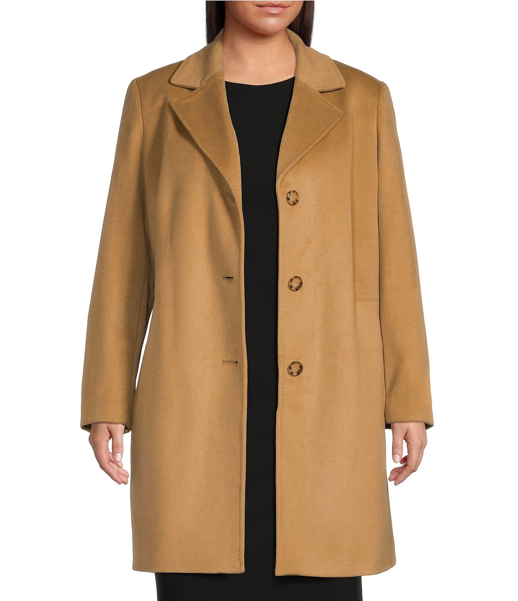Camel Wool Coat, Plus Size Coats, Coats Women -  Canada