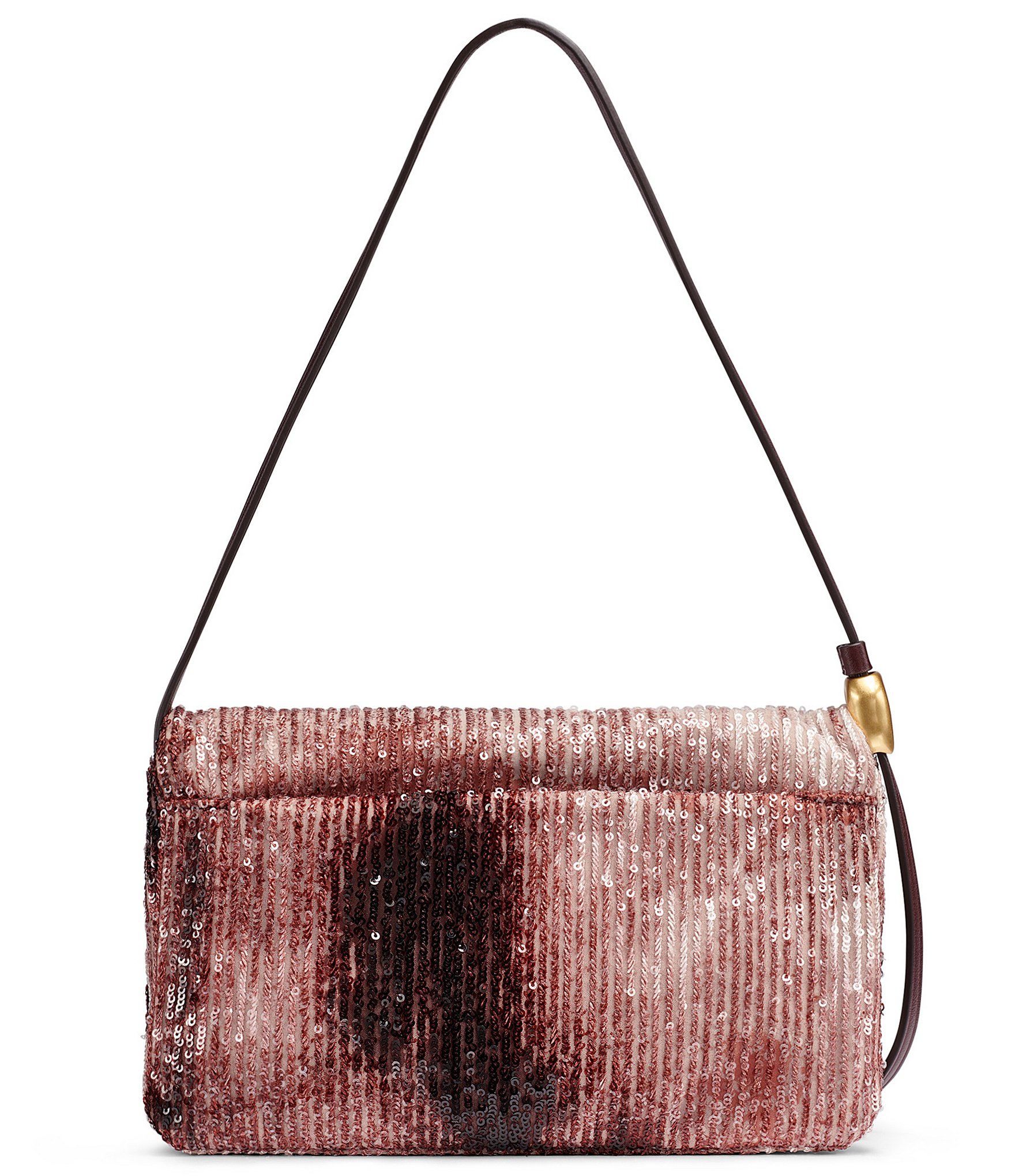 Donna Karan Sequin Flap Shoulder Bag