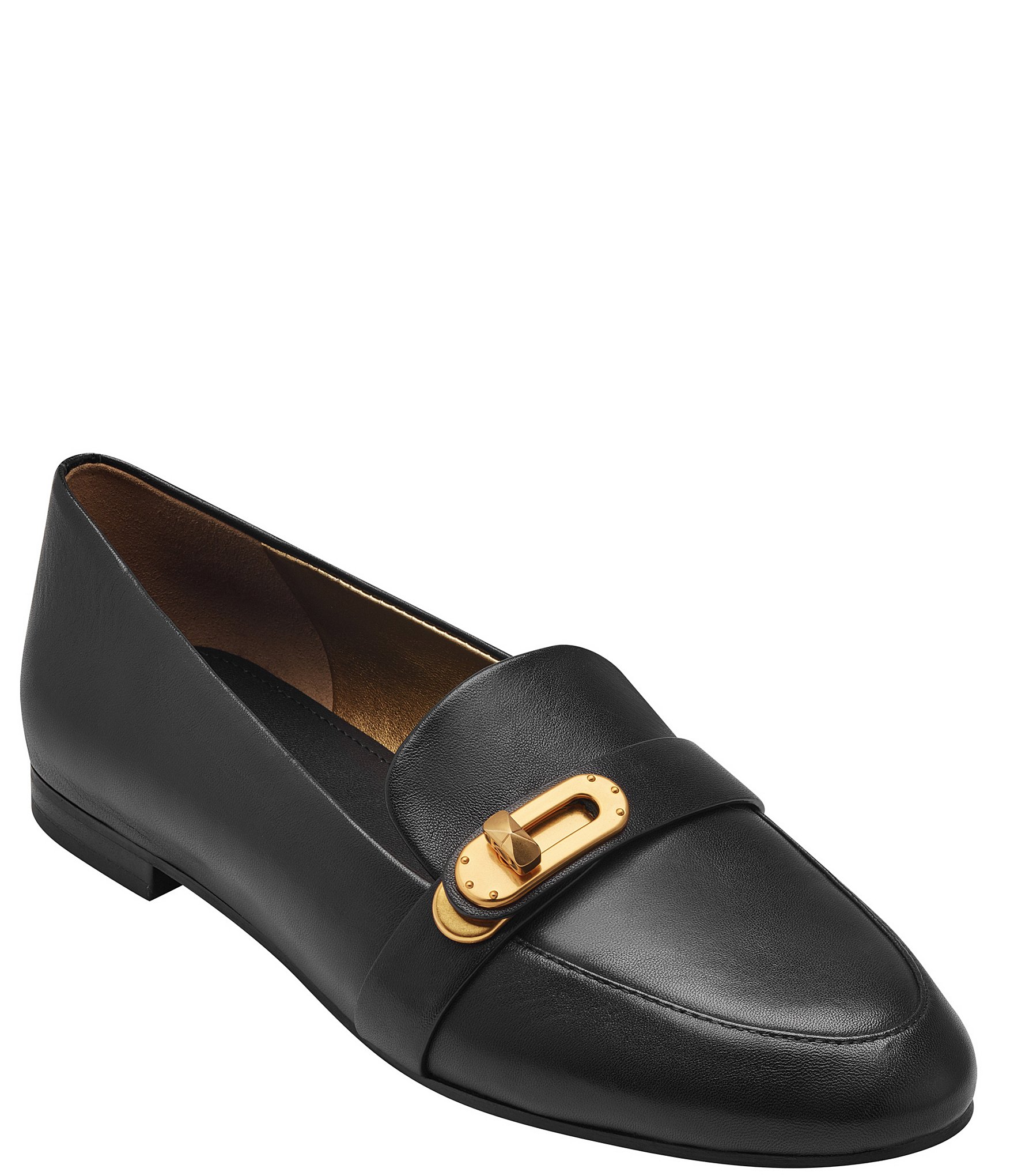 Donna karan platform store loafer