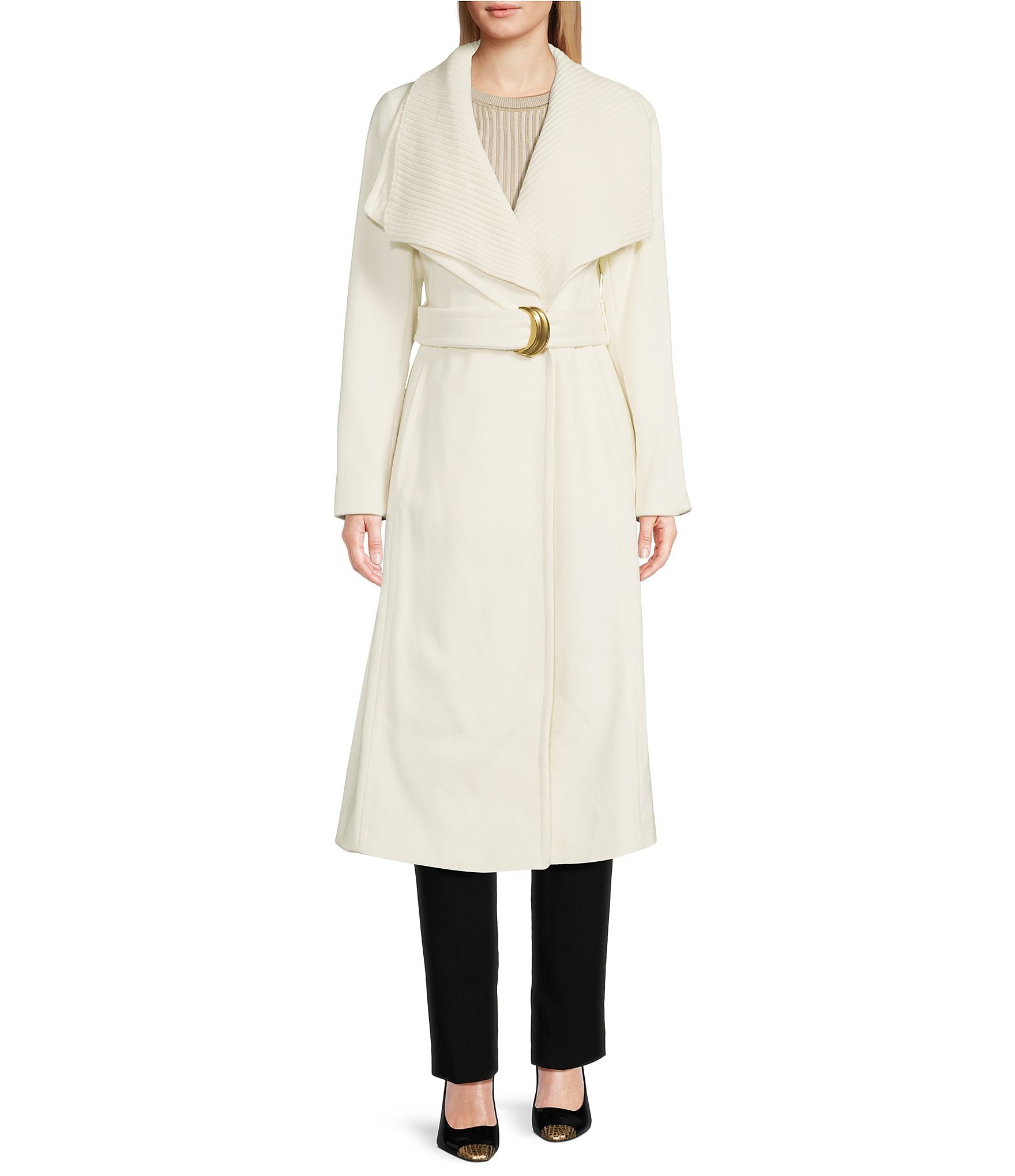 Belted maxi coat on sale